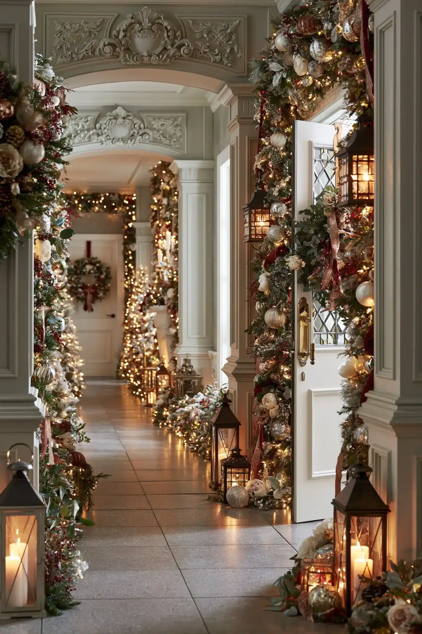 29 Hallway Christmas Decor Ideas Most People Forget to Dress hallway christmas decor