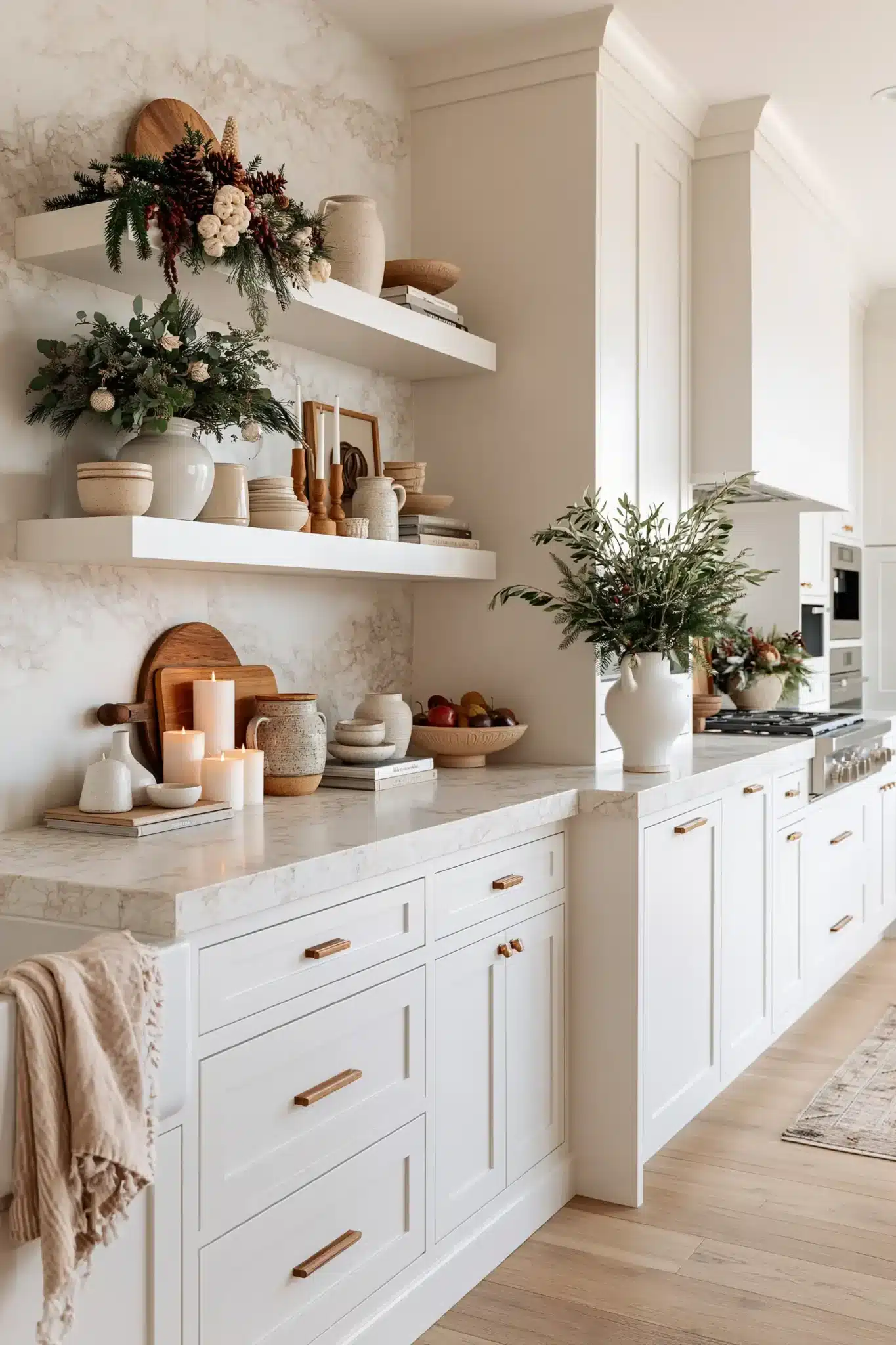 29 Christmas Kitchen Decor Ideas That Make the Heart of the Home Feel Like the Holidays christmas kitchen decor