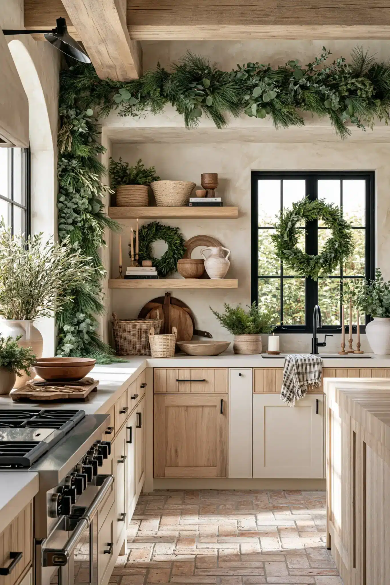 29 Christmas Kitchen Decor Ideas That Make the Heart of the Home Feel Like the Holidays christmas kitchen decor