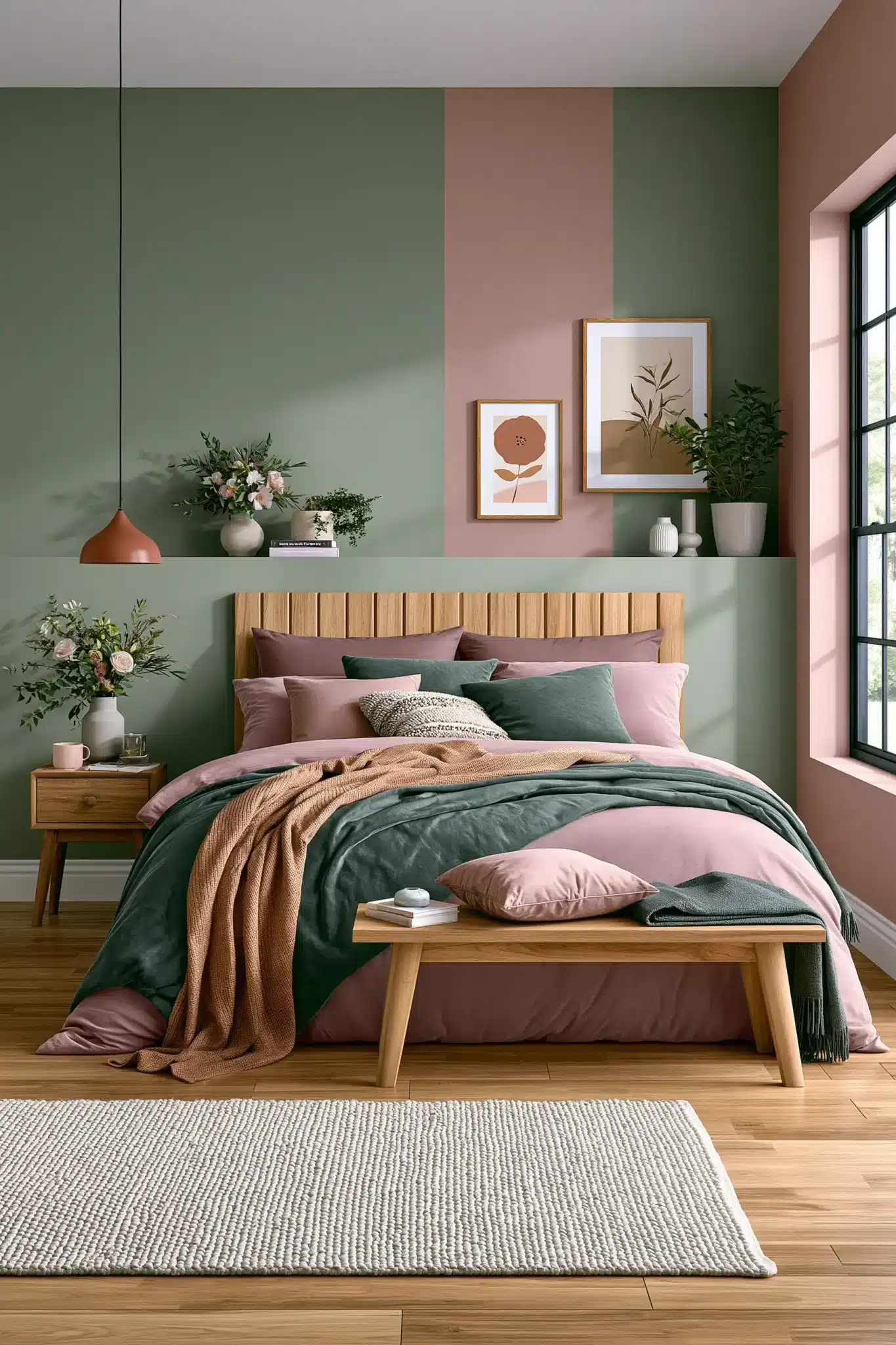 29 Sage Green and Blush Bedroom Ideas for a Room That Feels Gentle sage green and blush bedroom