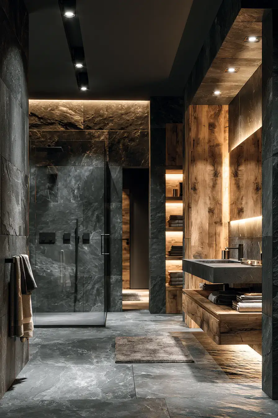 29 Stone Bathroom Ideas for a Calm, Spa-Like Room stone bathroom