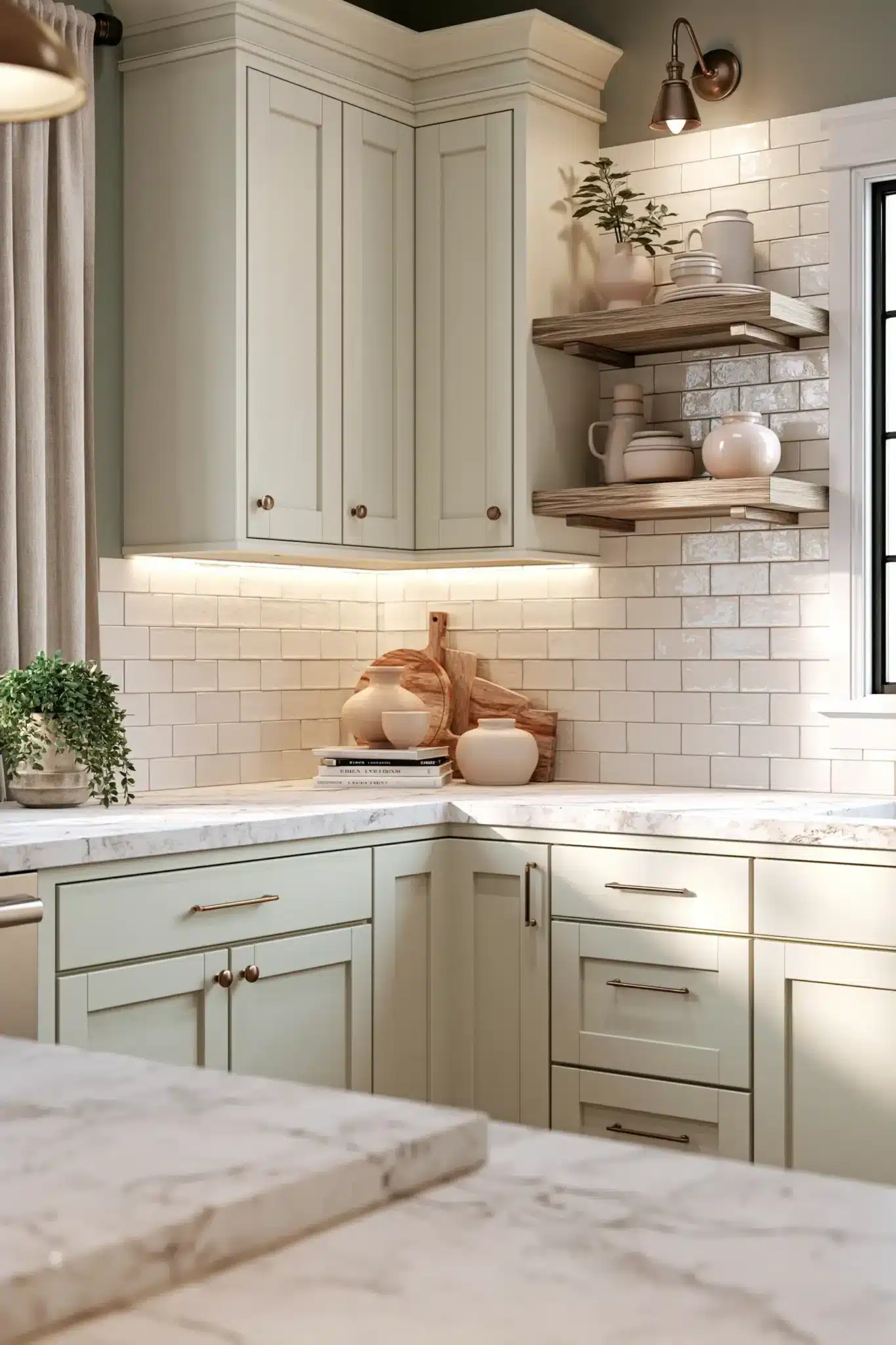 29 Sage Green and Cream Kitchen Ideas for a Room That Feels Like Home sage green and cream kitchen