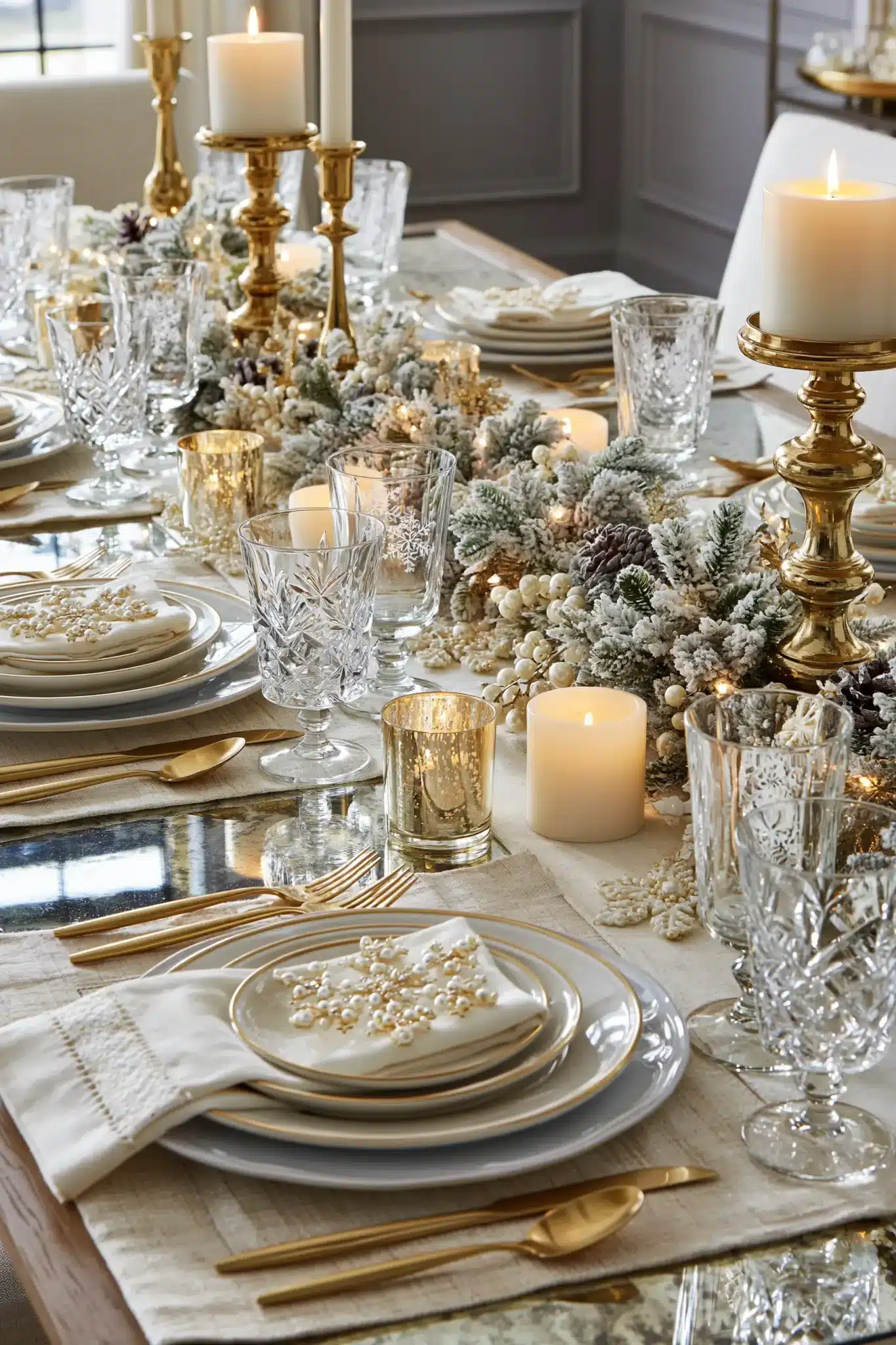 29 White and Gold Christmas Decor Ideas That Feel Calm and a Little Special white and gold christmas decor