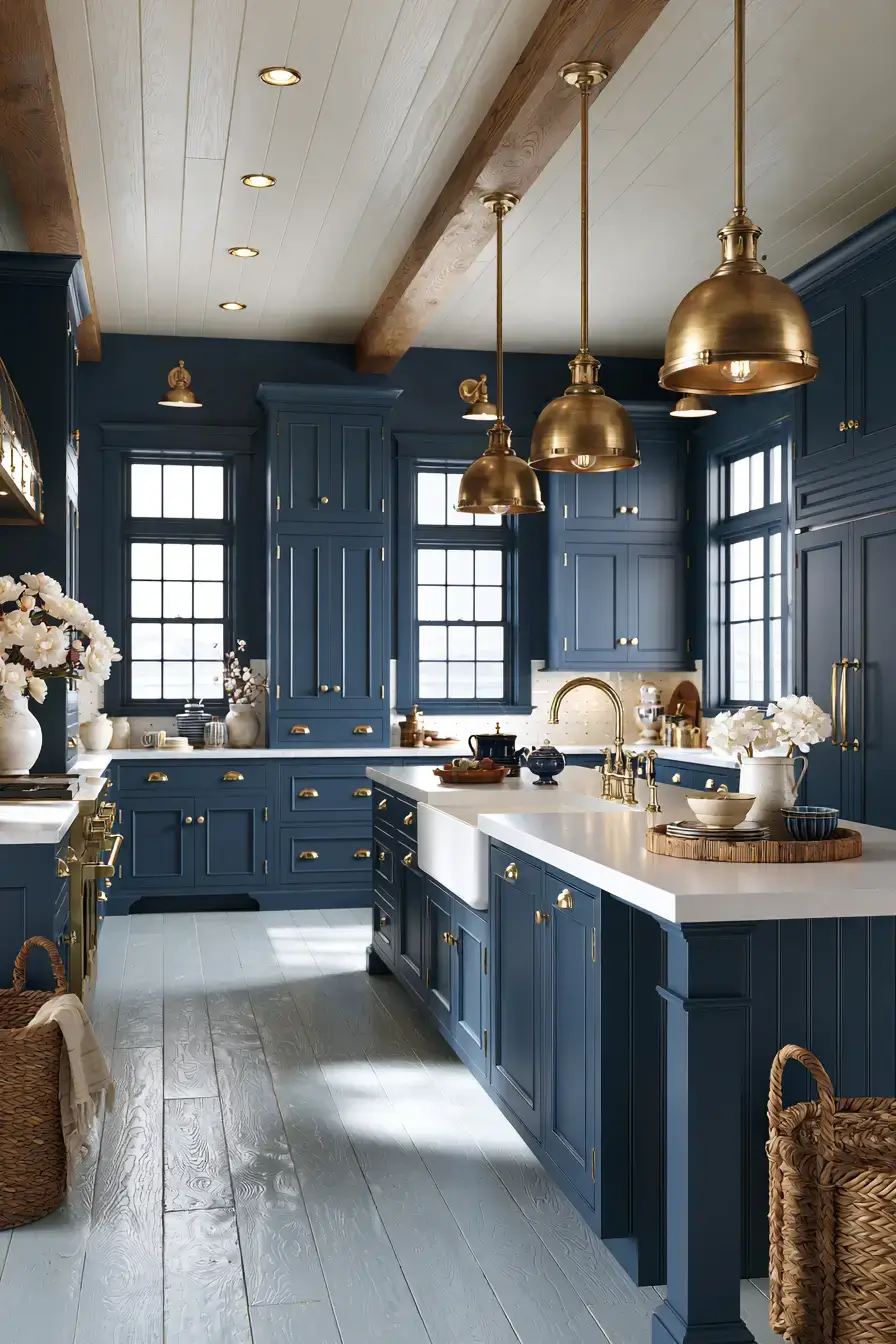 29 Nautical Kitchen Ideas with a Rope Pendant Light