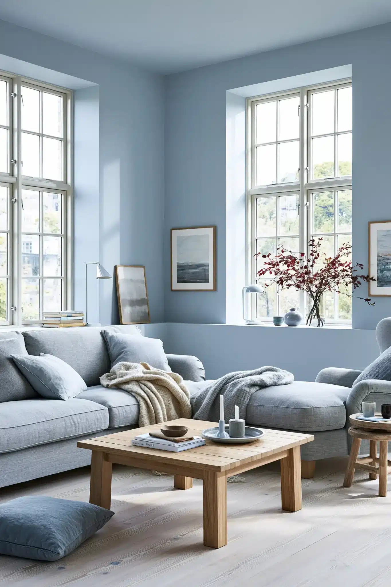 29 Light Blue and Grey Living Room Ideas for a Room That Feels Uncluttered light blue and grey living room