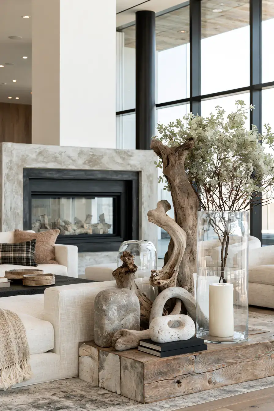 29 Driftwood Decor Ideas with a Weathered Wall Shelf