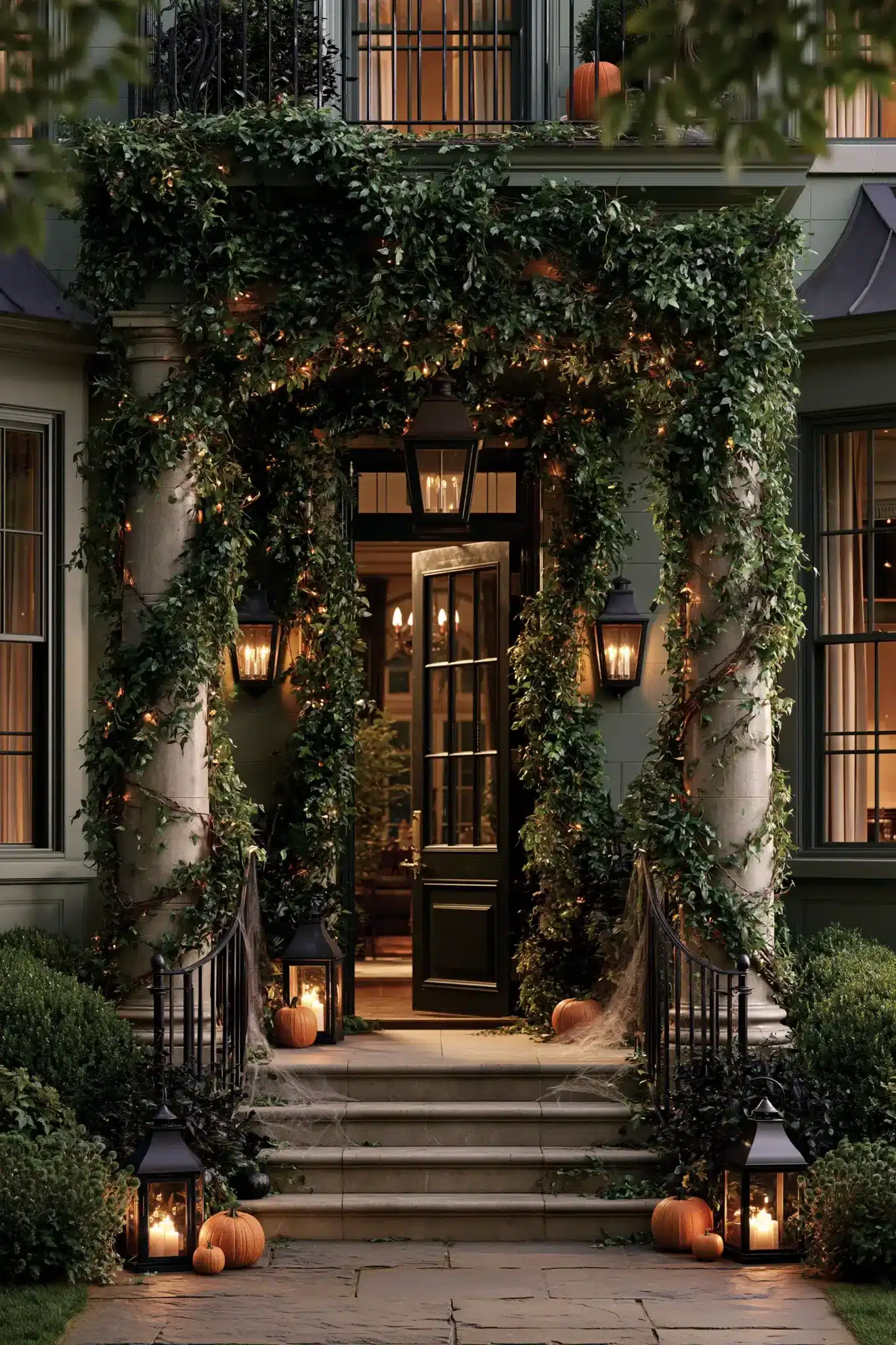 29 Halloween Porch Ideas for an Entry That Welcomes, Not Warns halloween porch ideas