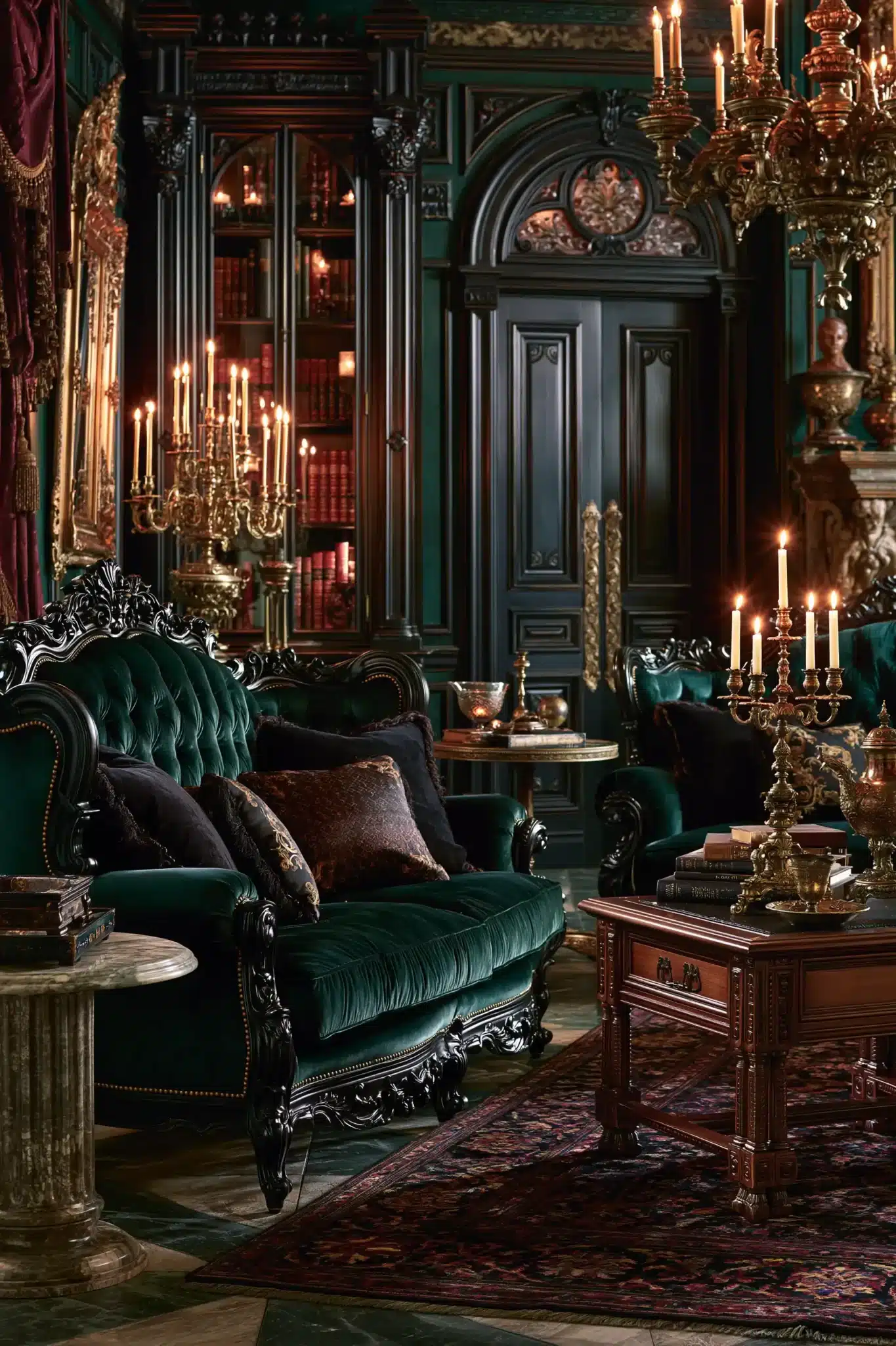 29 Victorian Gothic Decor Ideas for a Study With Pattern and Depth victorian gothic decor
