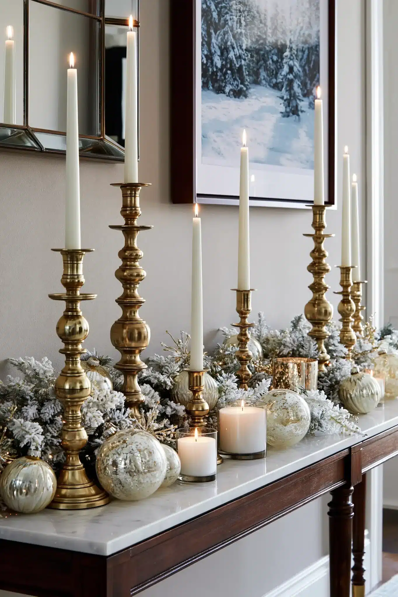 29 White and Gold Christmas Decor Ideas That Feel Calm and a Little Special white and gold christmas decor