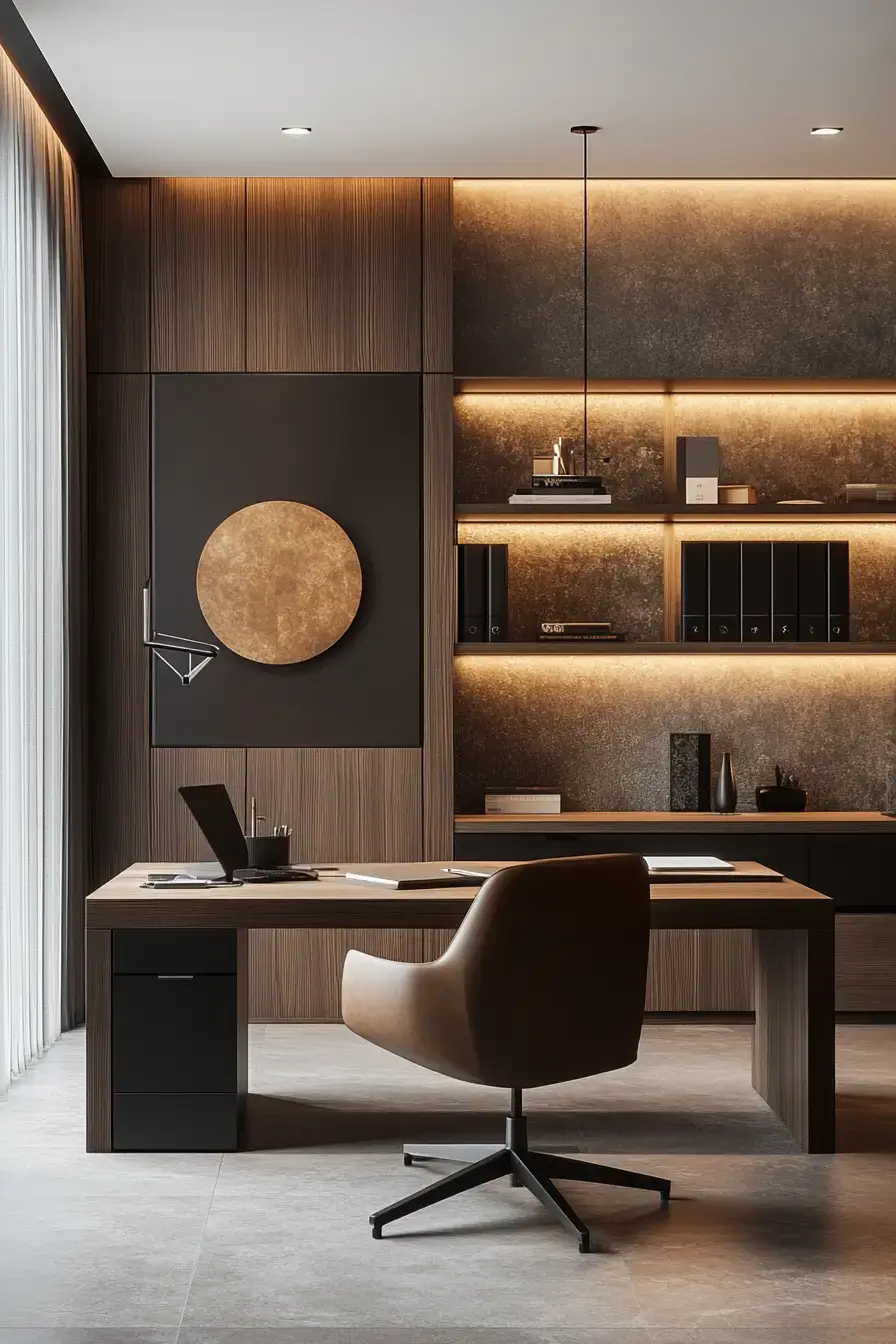 29 Study Desk Decor Ideas with a Cork Board and a Warm Lamp study desk decor