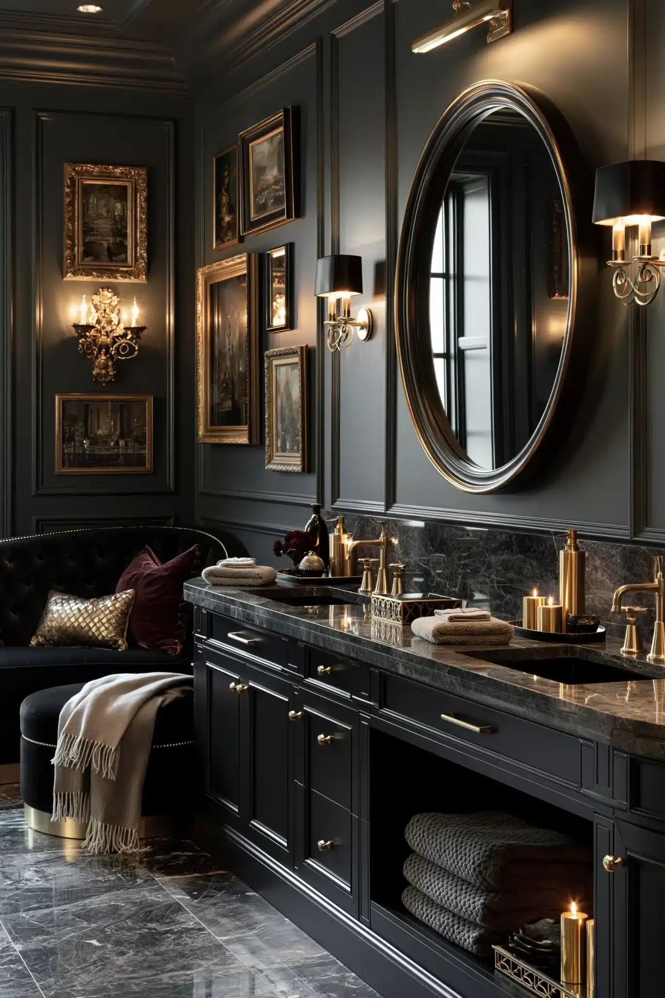 29 Gothic Bathroom Ideas for a Room With Real Atmosphere gothic bathroom