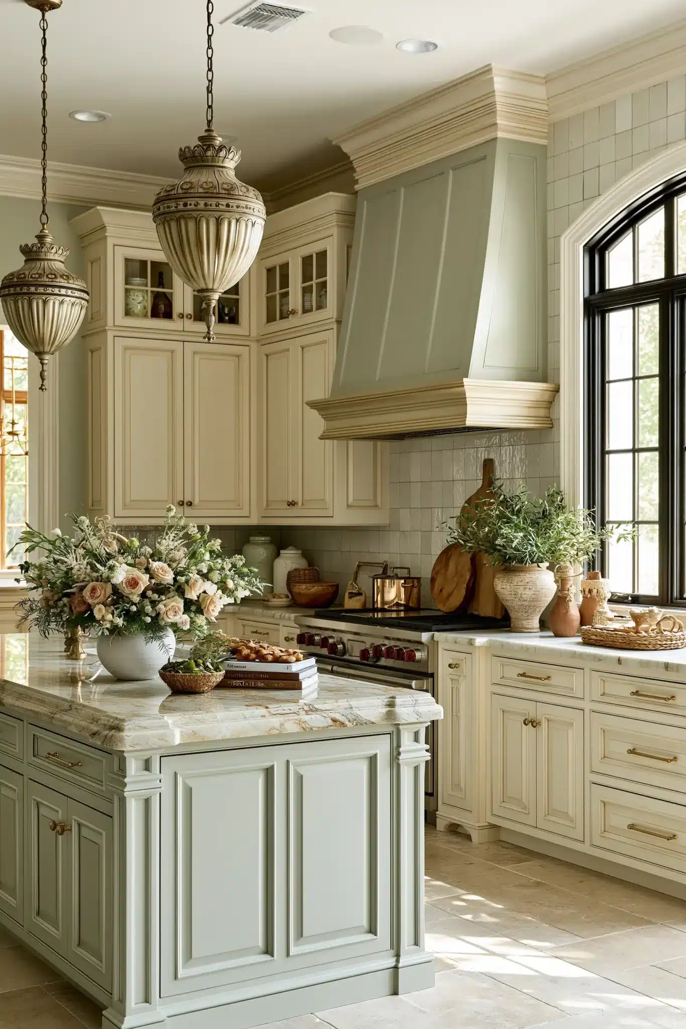 29 Sage Green and Cream Kitchen Ideas for a Room That Feels Like Home sage green and cream kitchen