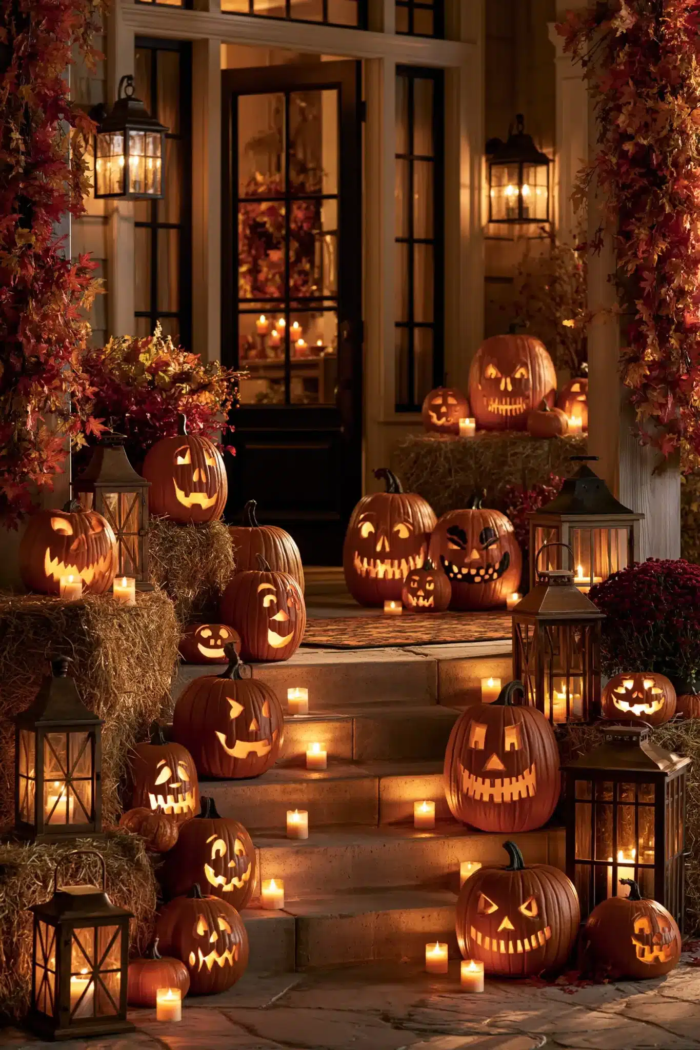 29 Halloween Porch Ideas for an Entry That Welcomes, Not Warns halloween porch ideas