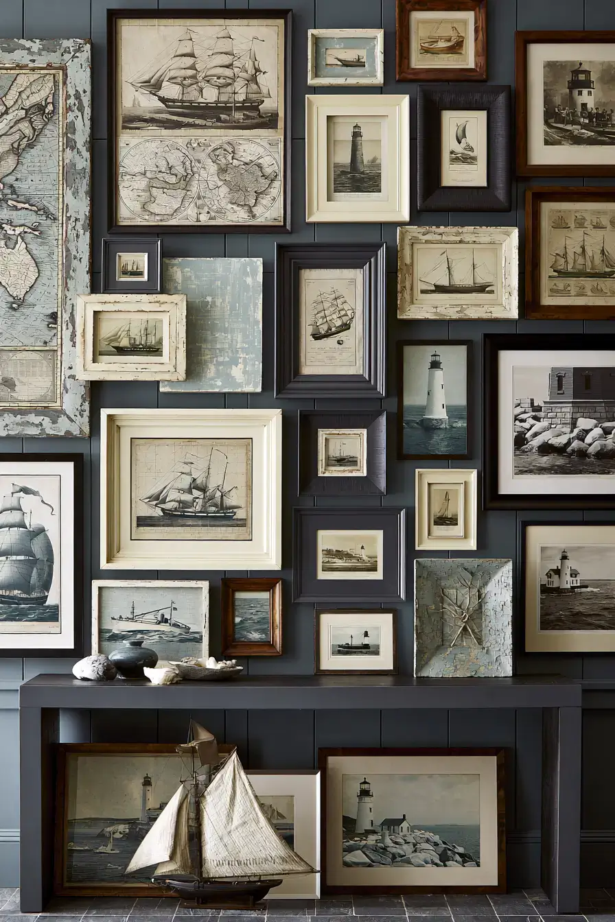 29 Vintage Nautical Decor Ideas with an Old Brass Telescope