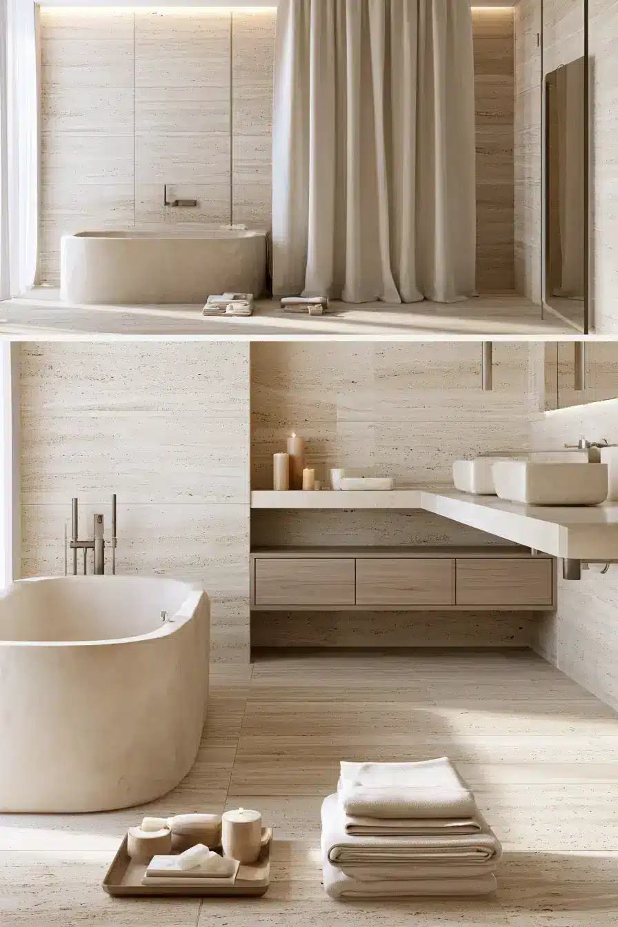 29 Stone Bathroom Ideas for a Calm, Spa-Like Room stone bathroom