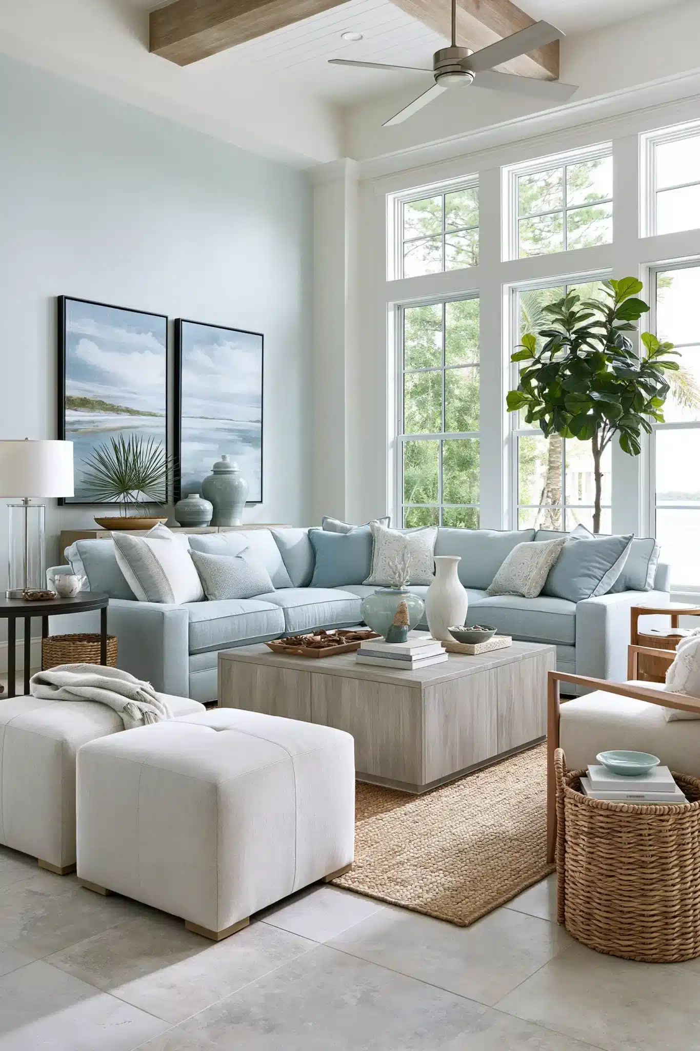 29 Light Blue and Grey Living Room Ideas for a Room That Feels Uncluttered light blue and grey living room