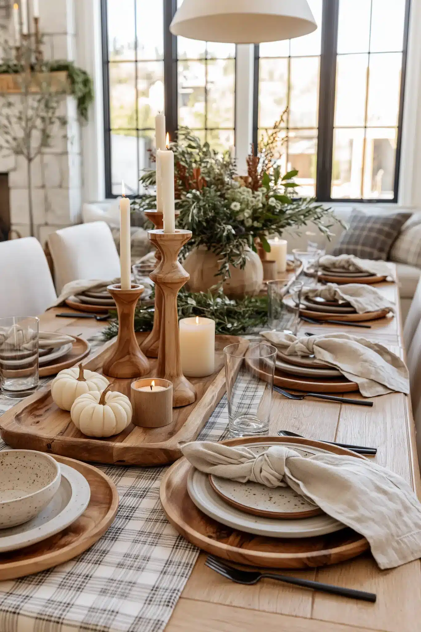 29 Simple Thanksgiving Table Decor Ideas for a Table That Feels Calm simple thanksgiving table decor