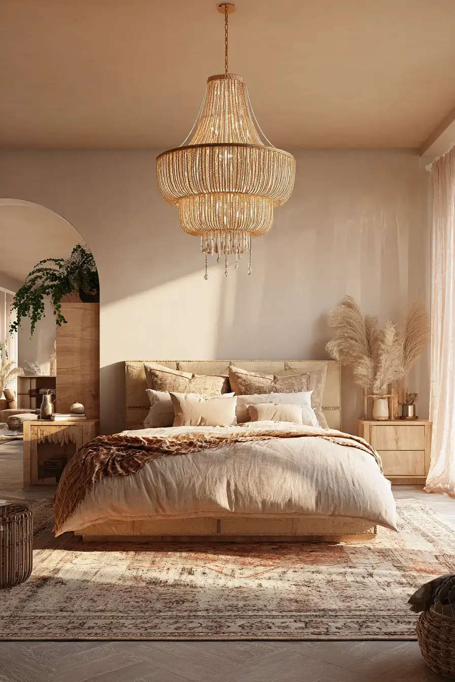 29 Boho Bedroom Lighting Ideas with a Rattan Pendant 29 Boho Bedroom Lighting Ideas with a Rattan Pendant