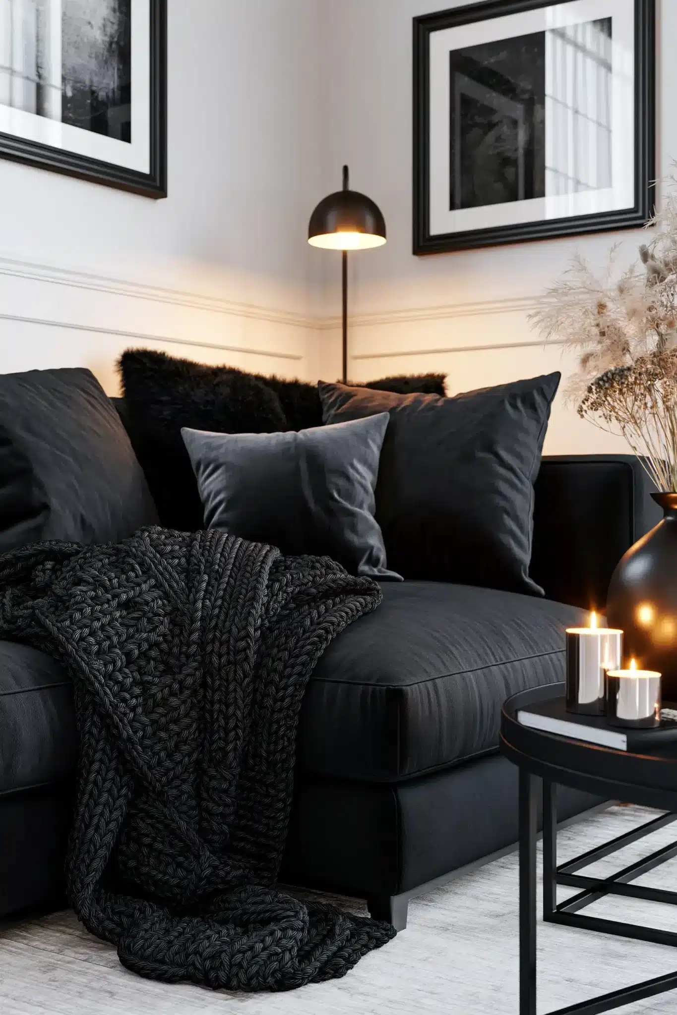 29 Black and White Living Room Decor Ideas for a Space With Real Contrast black and white living room decor