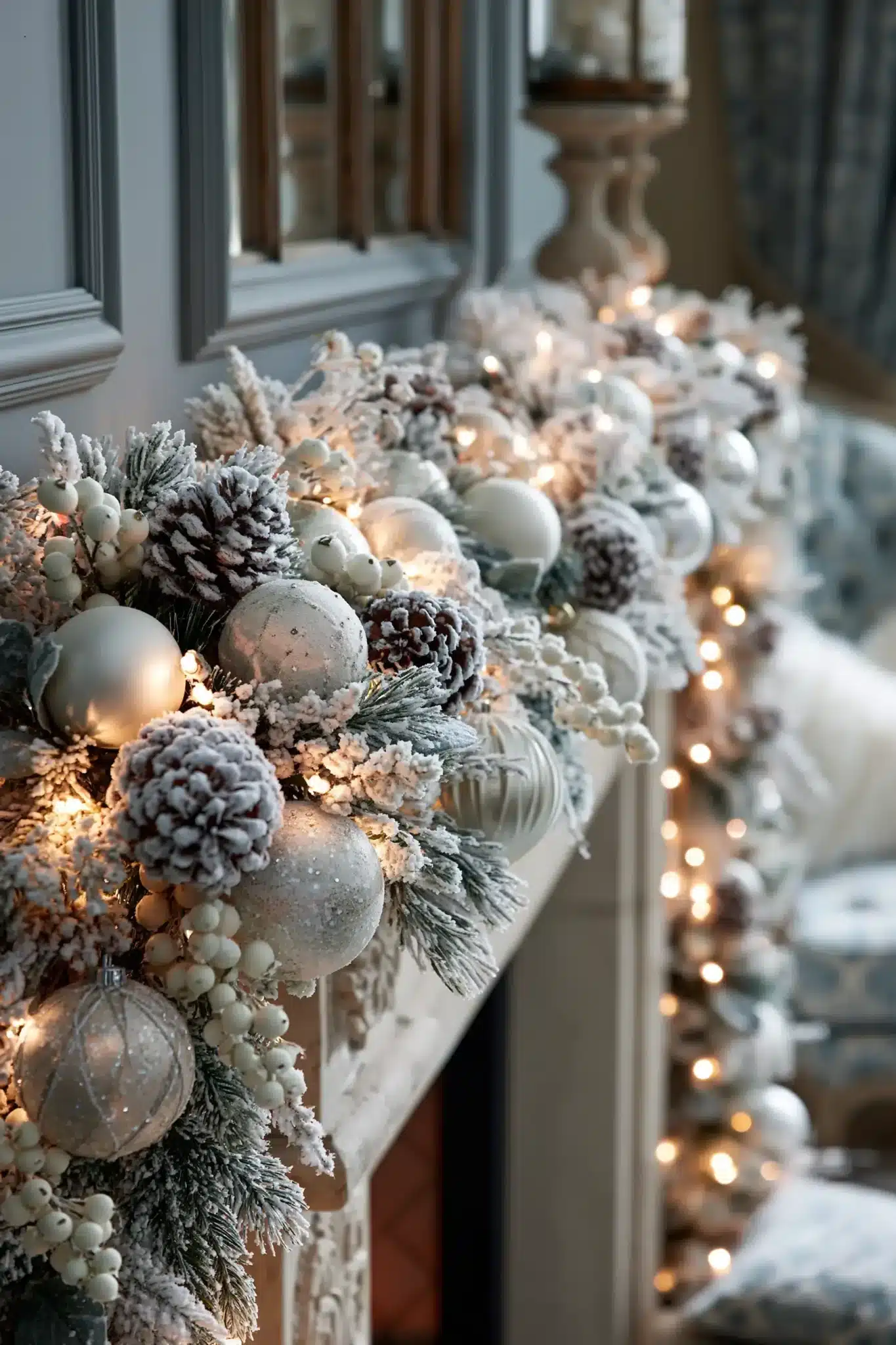 29 Christmas Mantle Decor Ideas for a Hearth That Does Not Compete With the Tree christmas mantle decor
