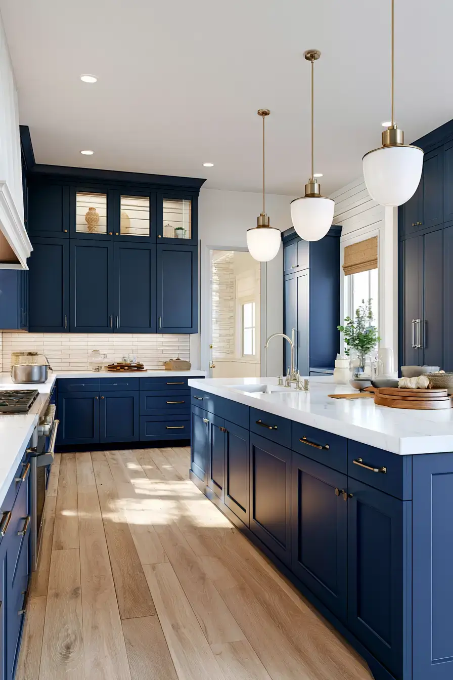 29 Nautical Kitchen Ideas with a Rope Pendant Light
