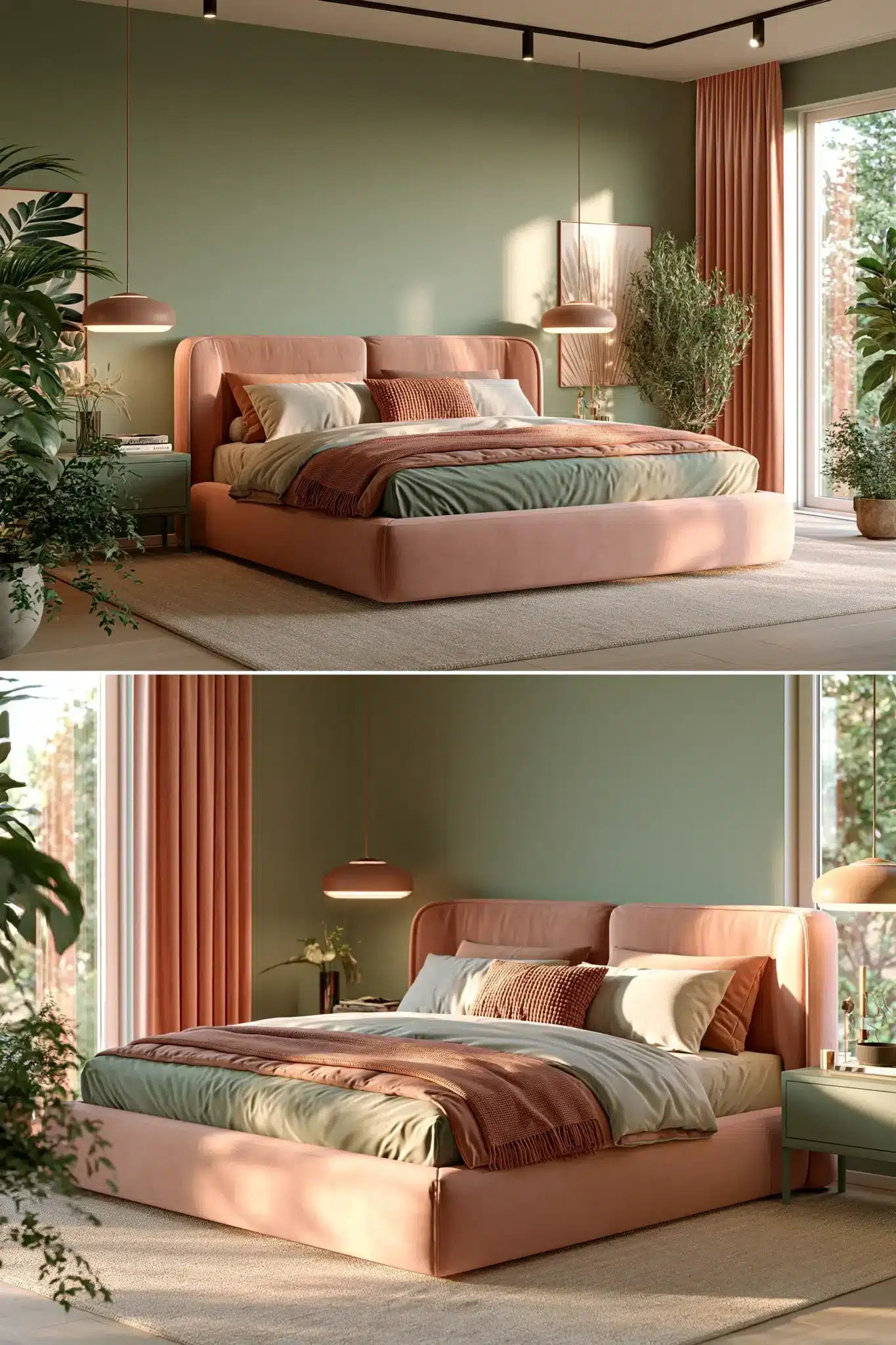 29 Sage Green and Blush Bedroom Ideas for a Room That Feels Gentle sage green and blush bedroom
