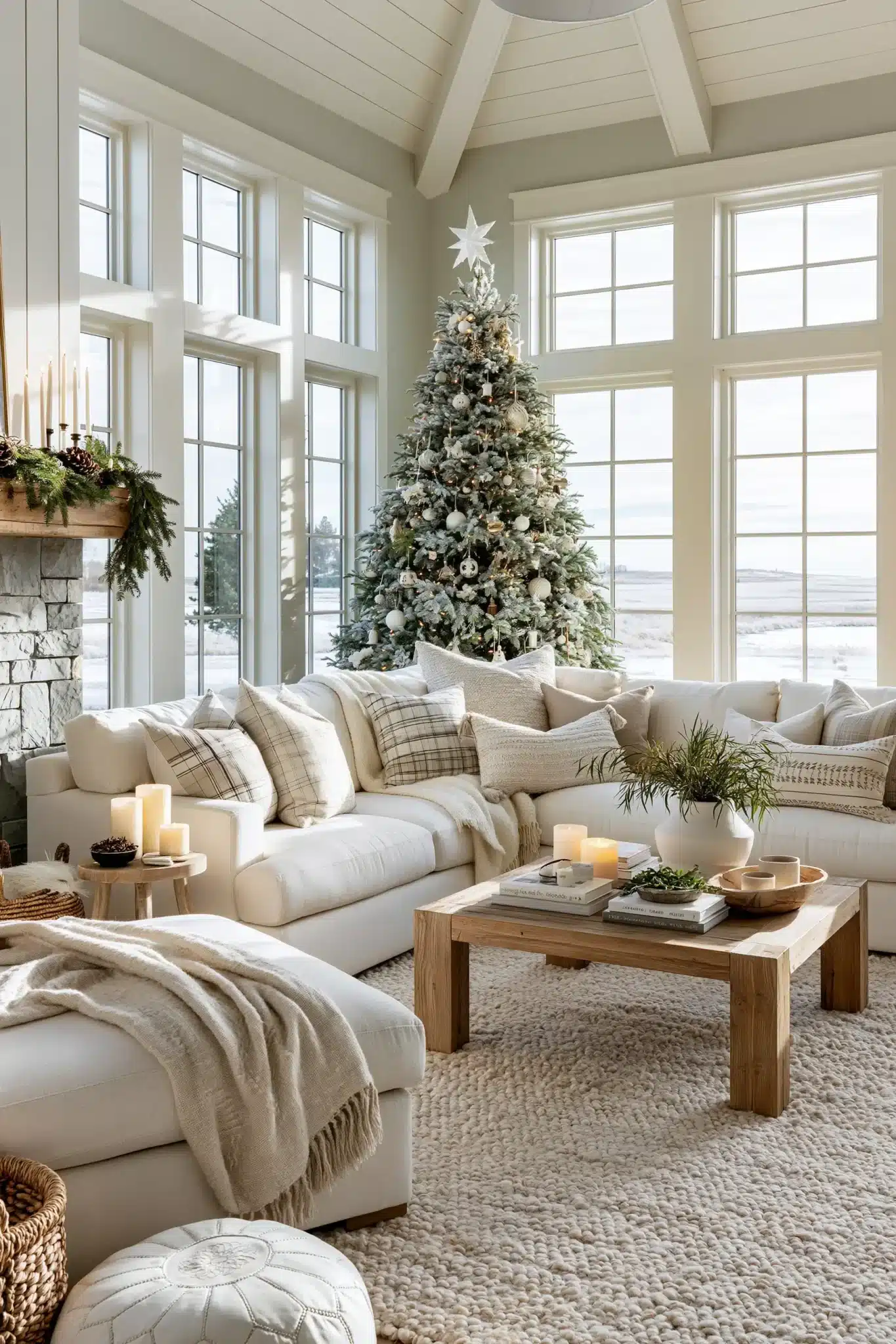 29 White Christmas Decor Ideas That Keep the Season Soft and Quiet white christmas decor