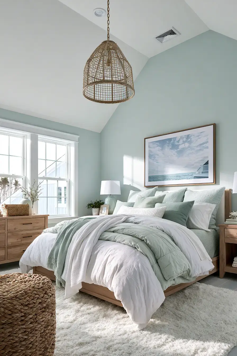 29 Nautical Bedroom Ideas with a Rope Headboard