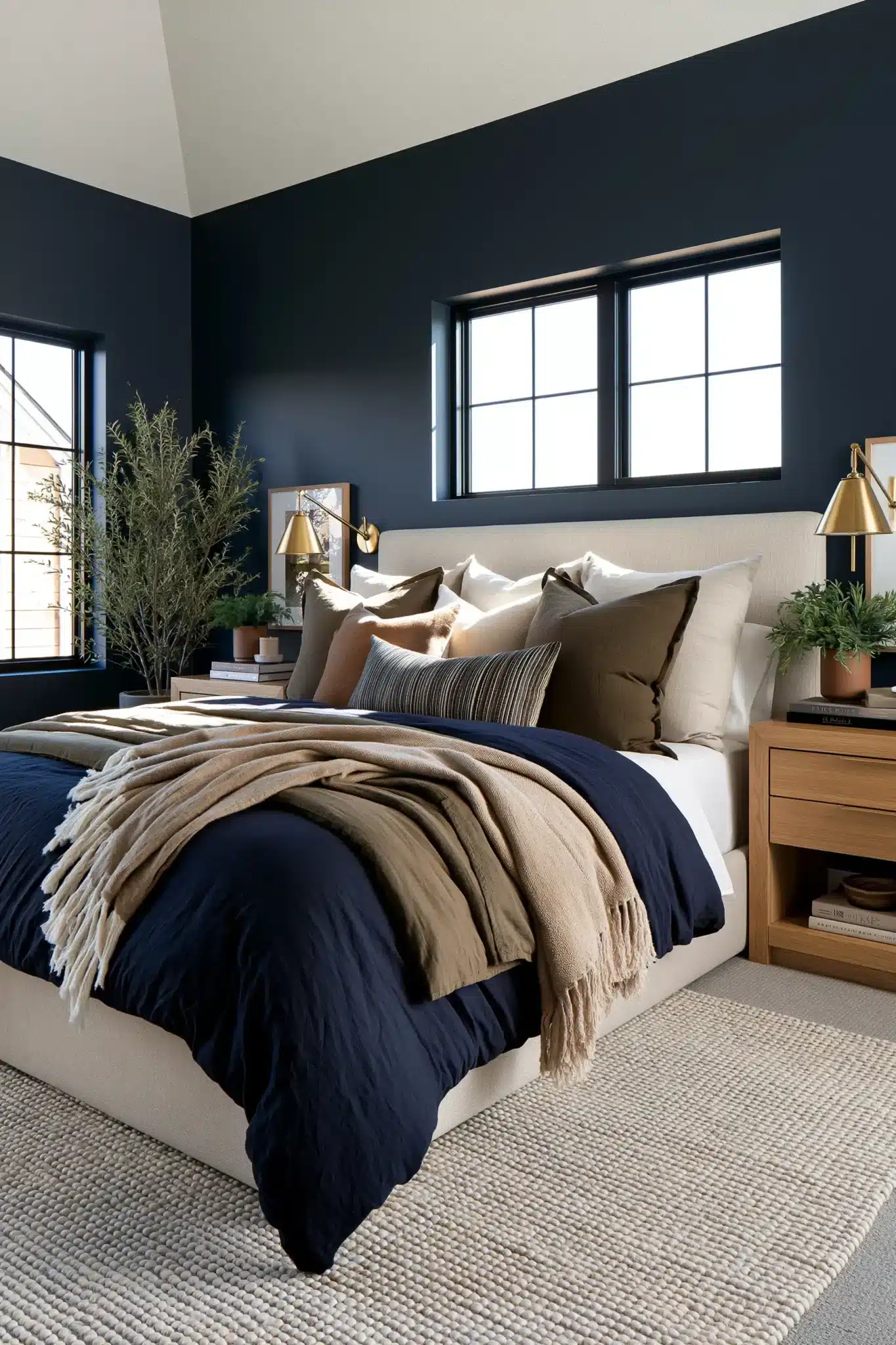 29 Navy Blue and Green Bedroom Ideas for a Room With a Quiet Depth navy blue and green bedroom