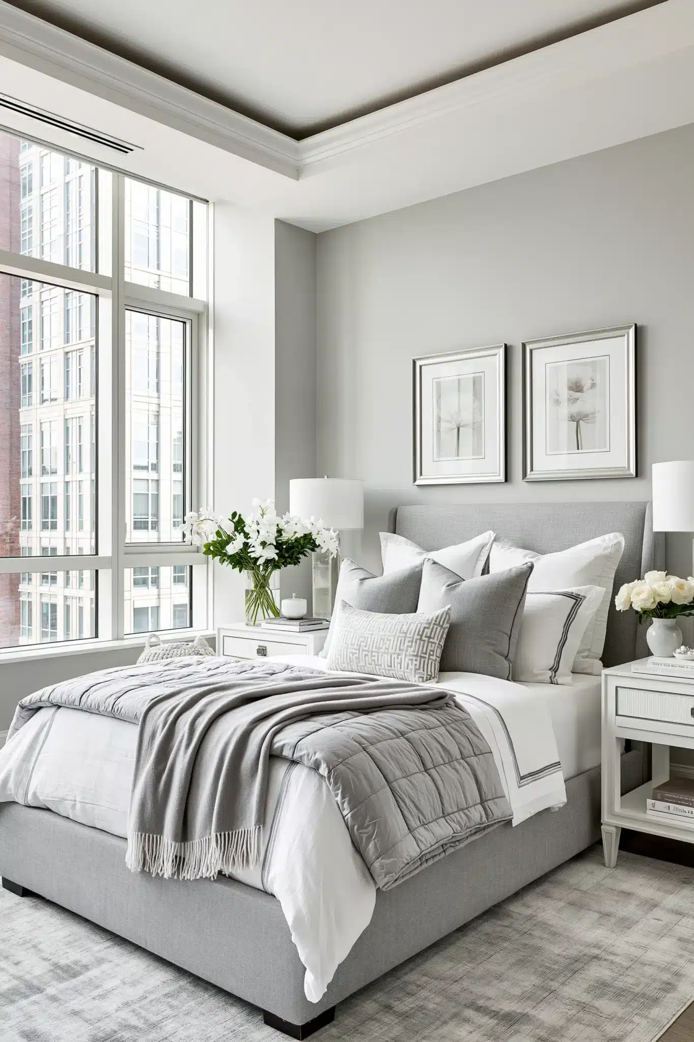 29 Grey and White Bedroom Ideas for a Space That Stays Timeless grey and white bedroom ideas