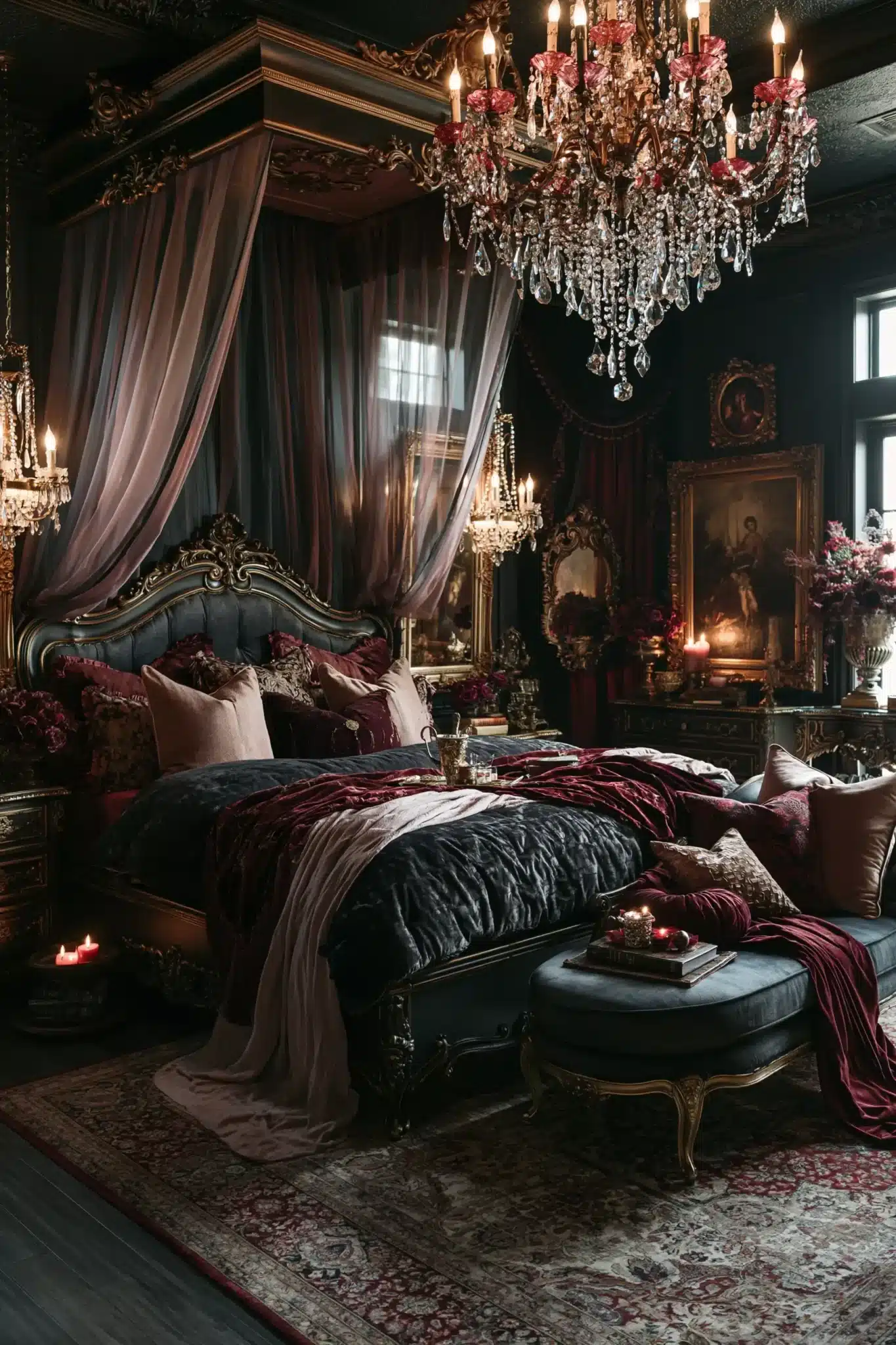 29 Gothic Bedroom Ideas for a Space That Feels Quiet, Not Creepy gothic bedroom