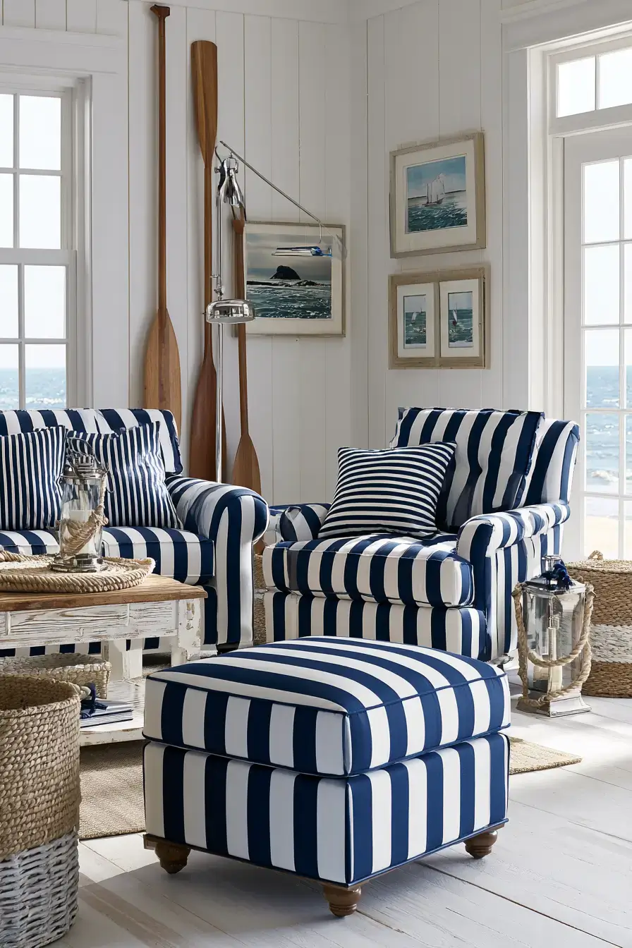 29 Nautical Decor Ideas with a Rope Mirror 29 Nautical Decor Ideas with a Rope Mirror