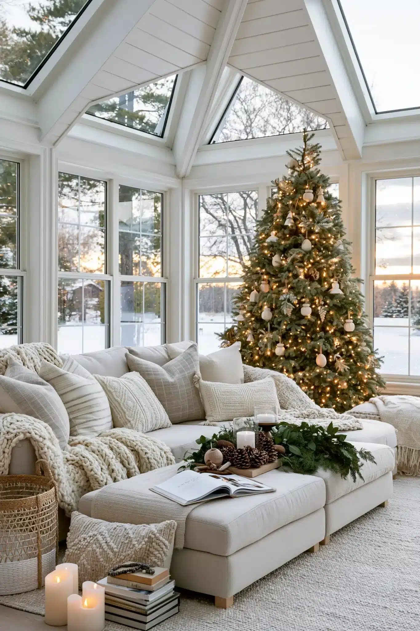 29 Neutral Christmas Decor Ideas That Age Better Than Bright Trends neutral christmas decor