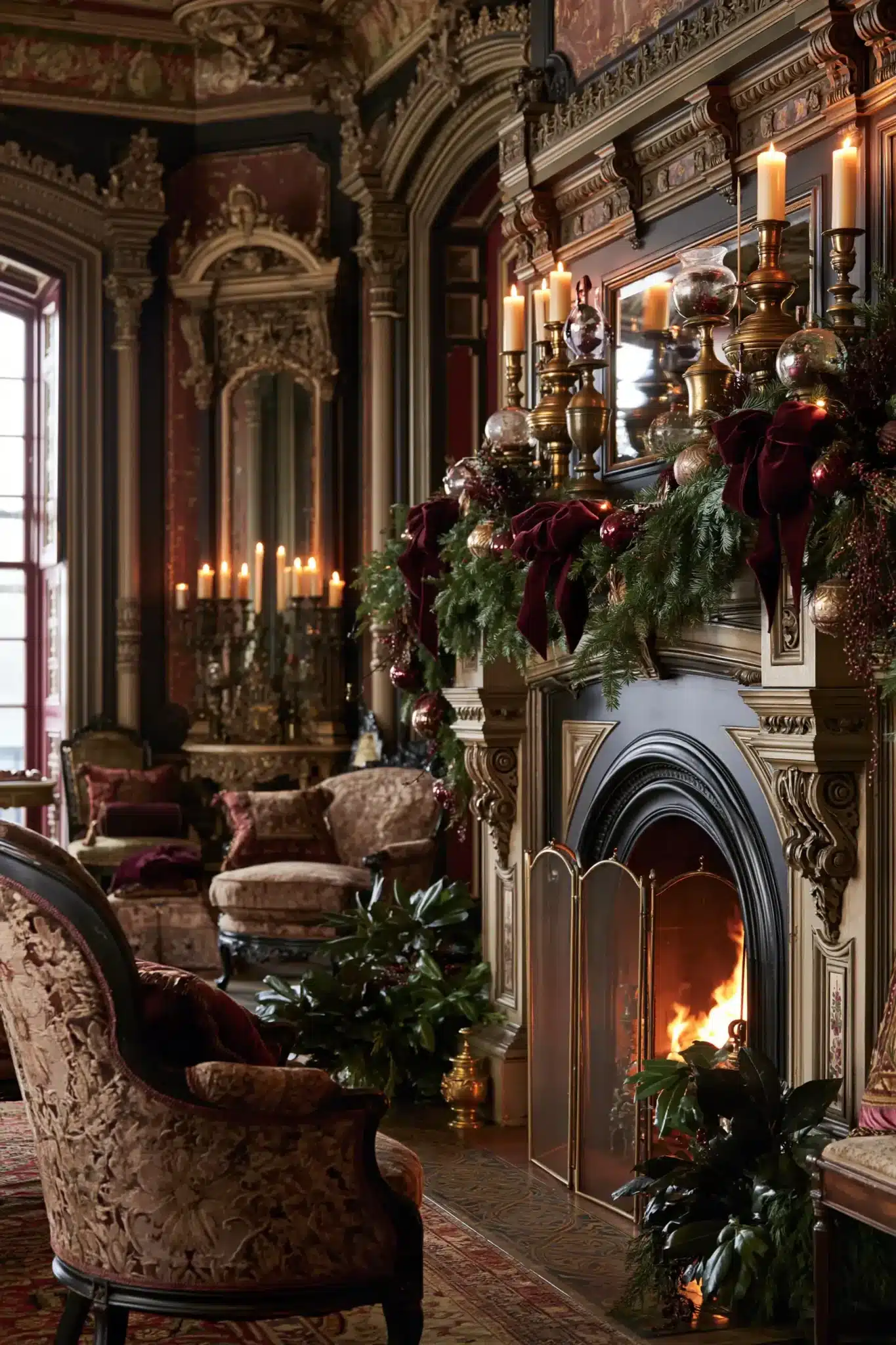 29 Moody Christmas Decor Ideas That Turn Long Evenings Into the Point moody christmas decor