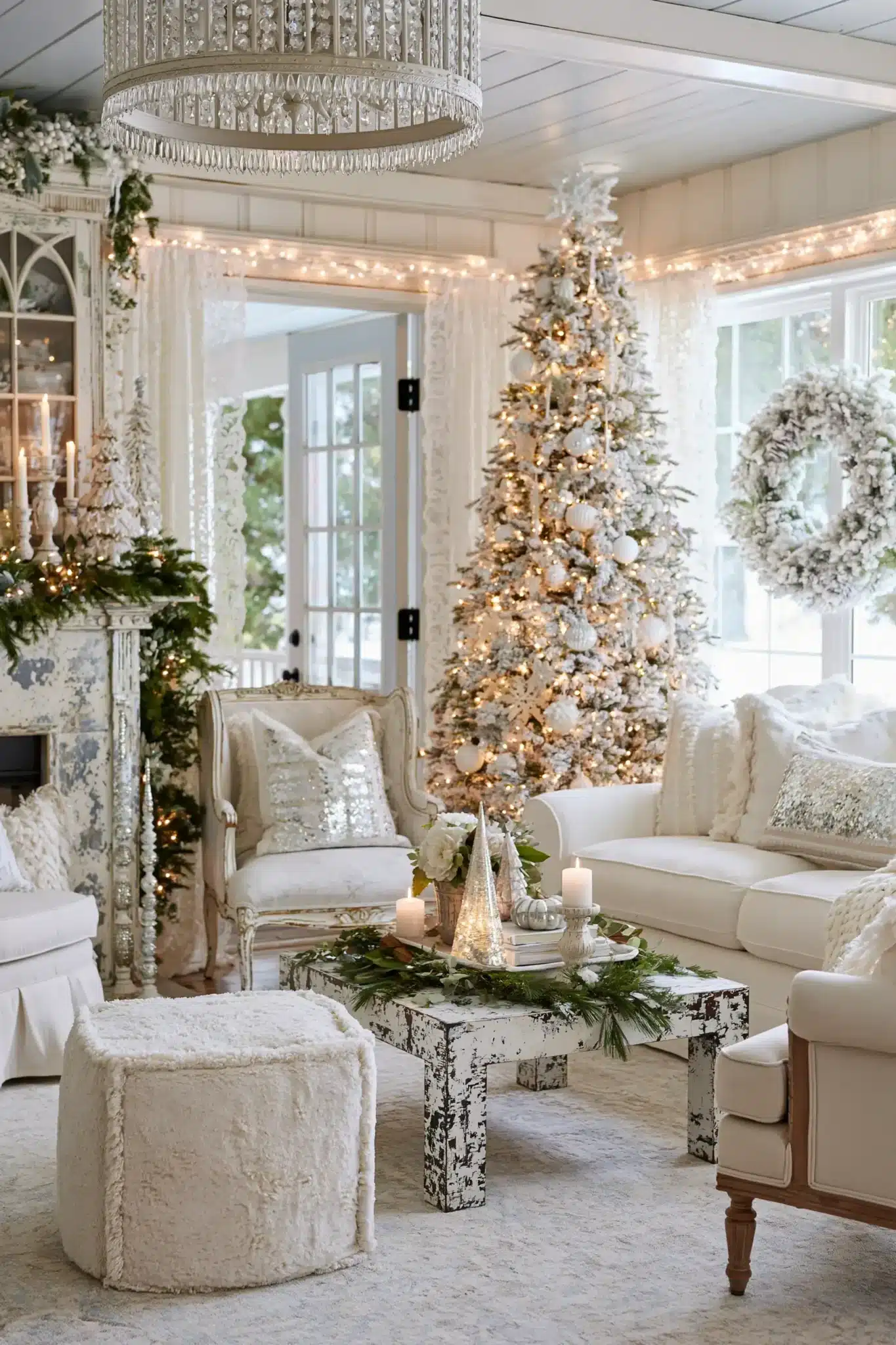 29 White Christmas Decor Ideas That Keep the Season Soft and Quiet white christmas decor