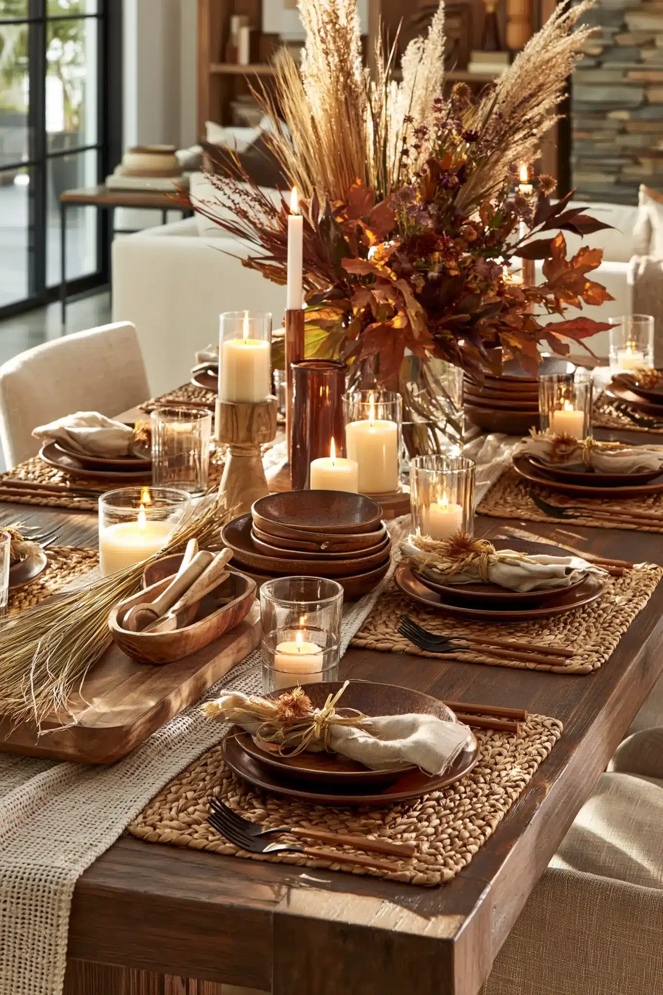 29 Simple Thanksgiving Table Decor Ideas for a Table That Feels Calm simple thanksgiving table decor