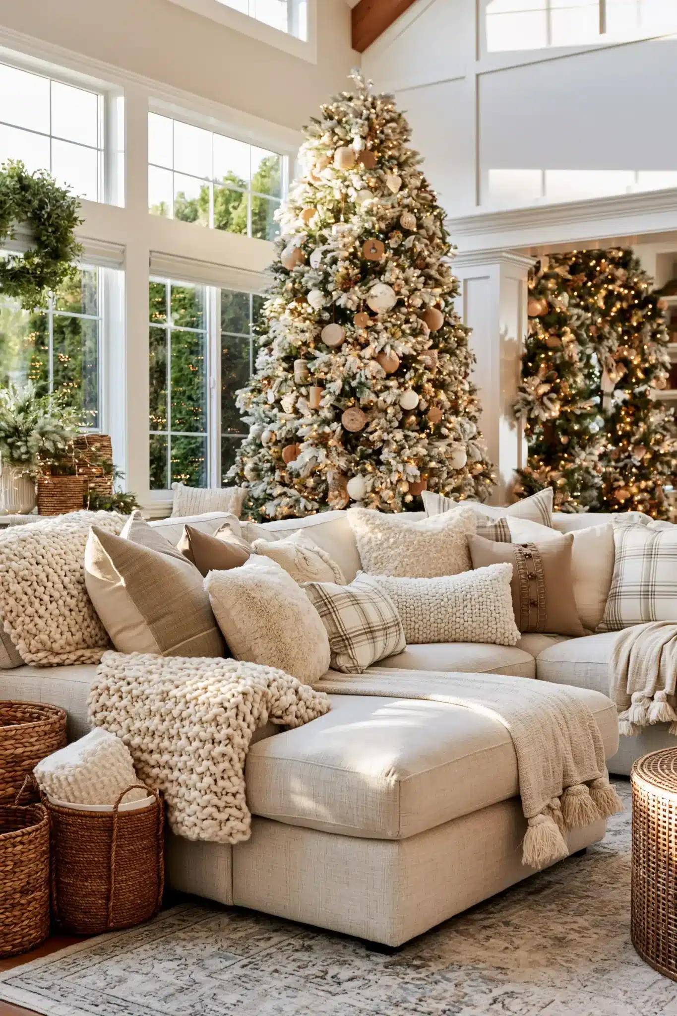 29 Neutral Christmas Decor Ideas That Age Better Than Bright Trends neutral christmas decor