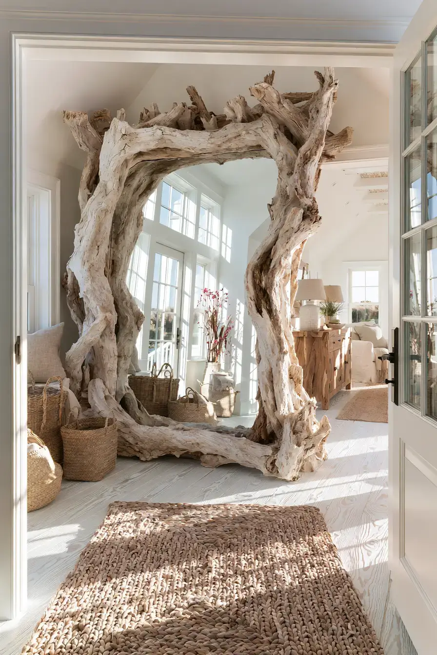 29 Driftwood Decor Ideas with a Weathered Wall Shelf