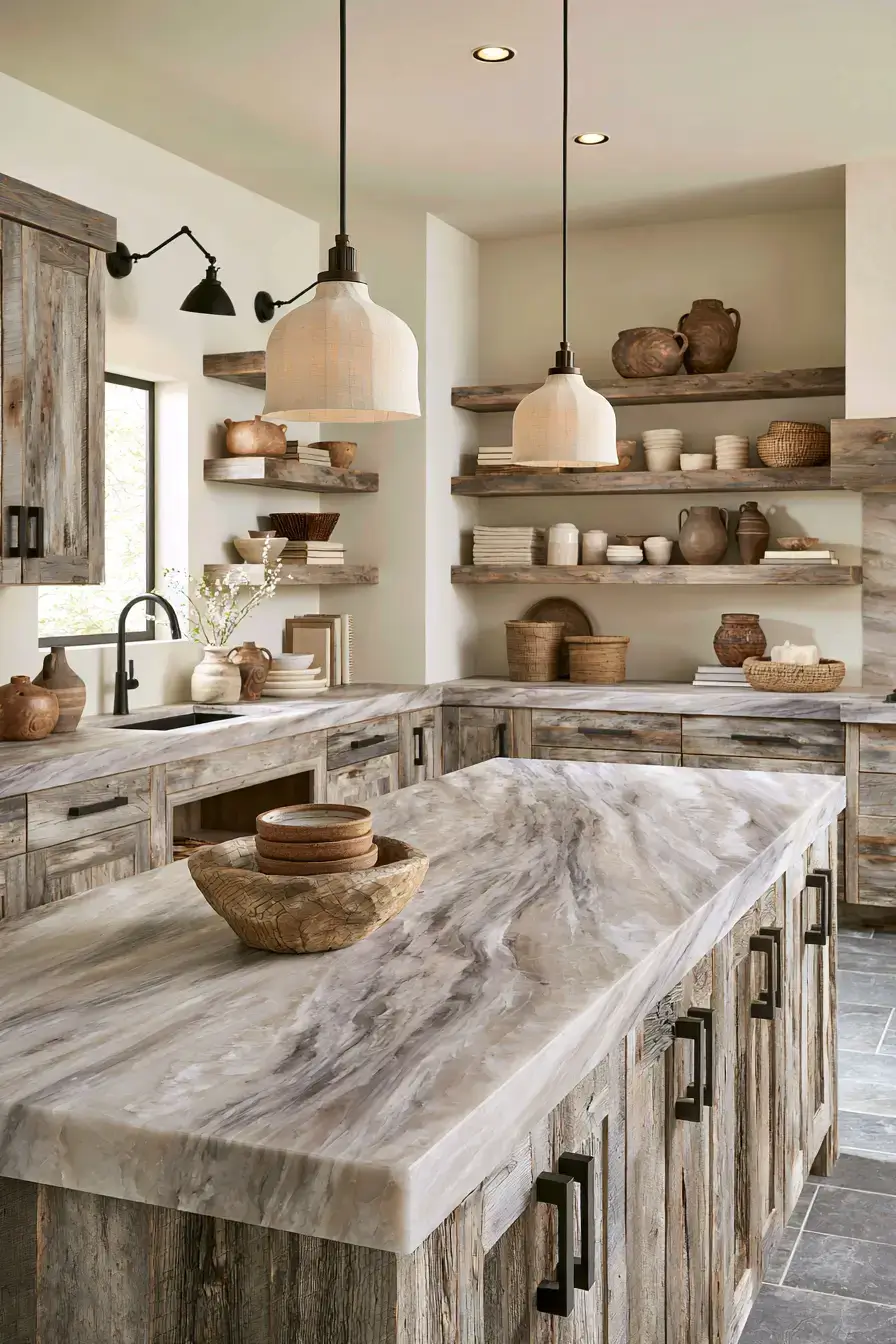 29 Stone Kitchen Ideas for a Room That Feels Built to Last stone kitchen