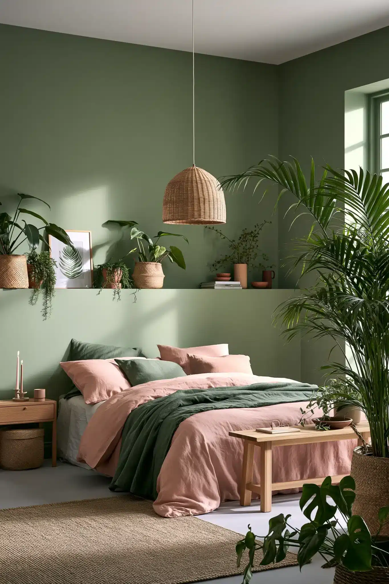 29 Sage Green and Blush Bedroom Ideas for a Room That Feels Gentle sage green and blush bedroom