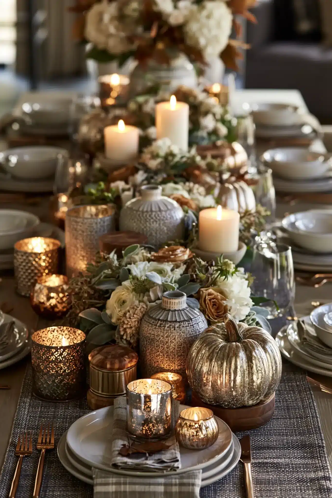29 Fall Thanksgiving Decor Ideas That Bring the Whole Season Indoors fall thanksgiving decor