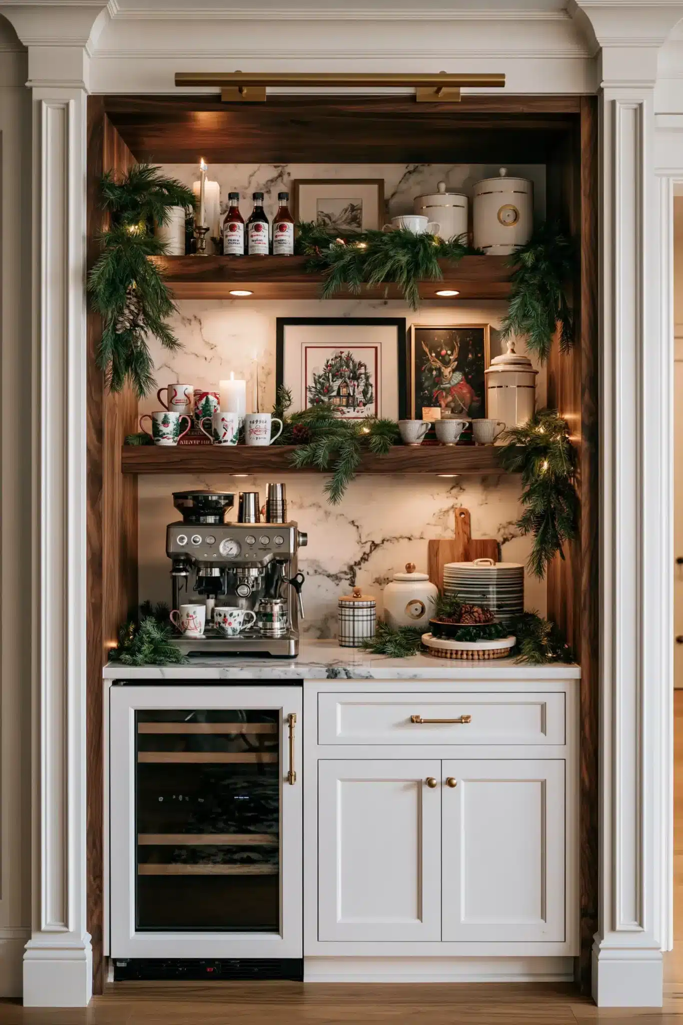 29 Christmas Kitchen Decor Ideas That Make the Heart of the Home Feel Like the Holidays christmas kitchen decor