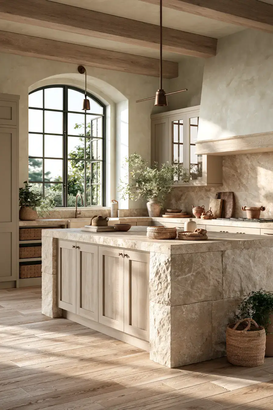 29 Stone Kitchen Ideas for a Room That Feels Built to Last stone kitchen