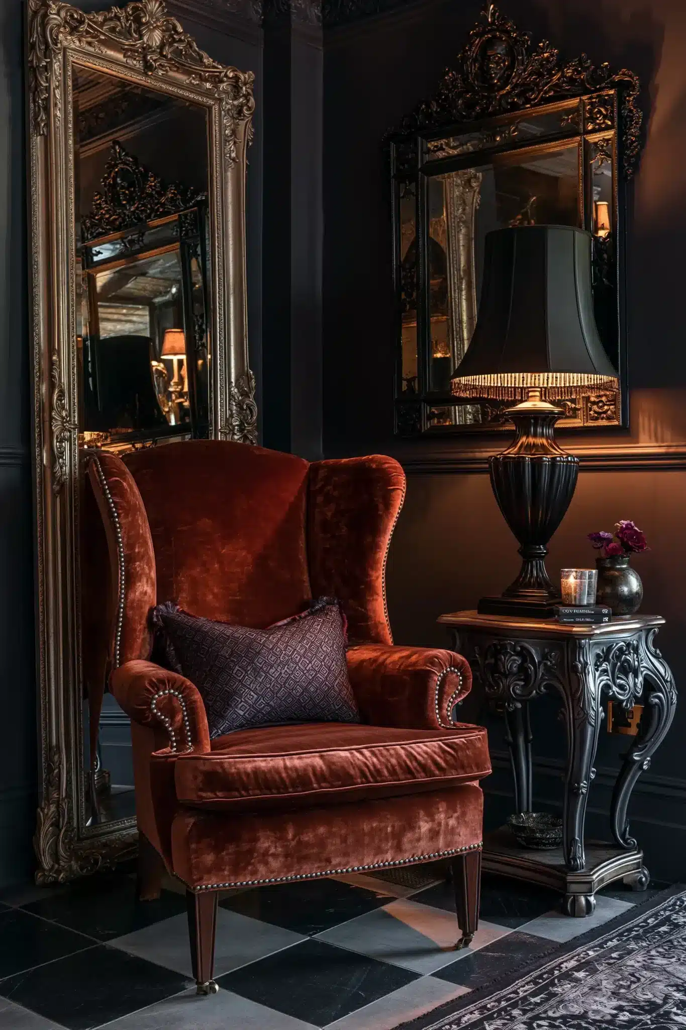 29 Victorian Gothic Decor Ideas for a Study With Pattern and Depth victorian gothic decor