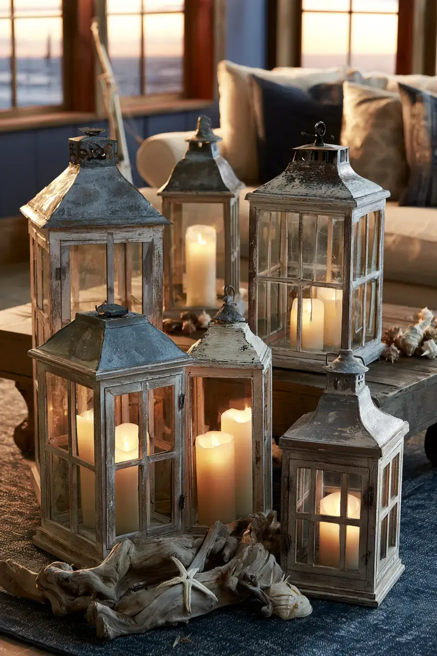 29 Vintage Nautical Decor Ideas with an Old Brass Telescope