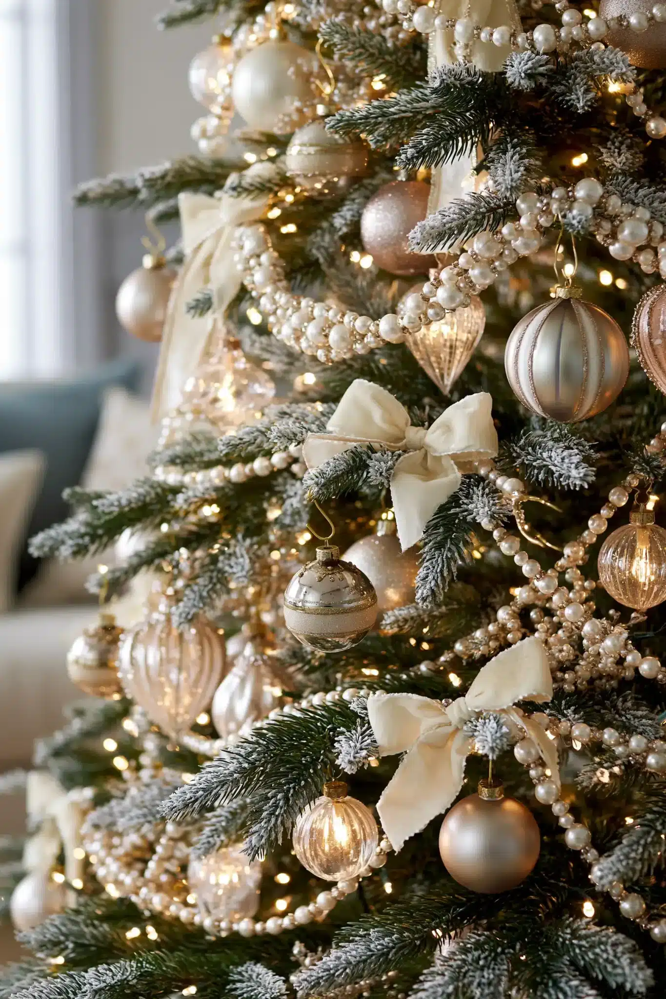 29 White and Gold Christmas Decor Ideas That Feel Calm and a Little Special white and gold christmas decor