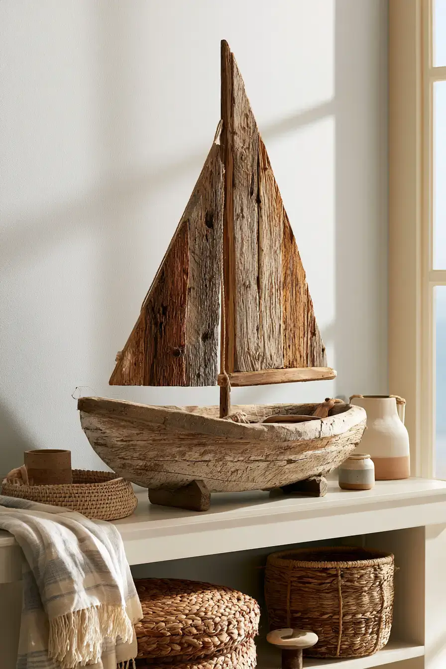 29 Rustic Nautical Decor Ideas with a Driftwood Beam 29 Rustic Nautical Decor Ideas with a Driftwood Beam