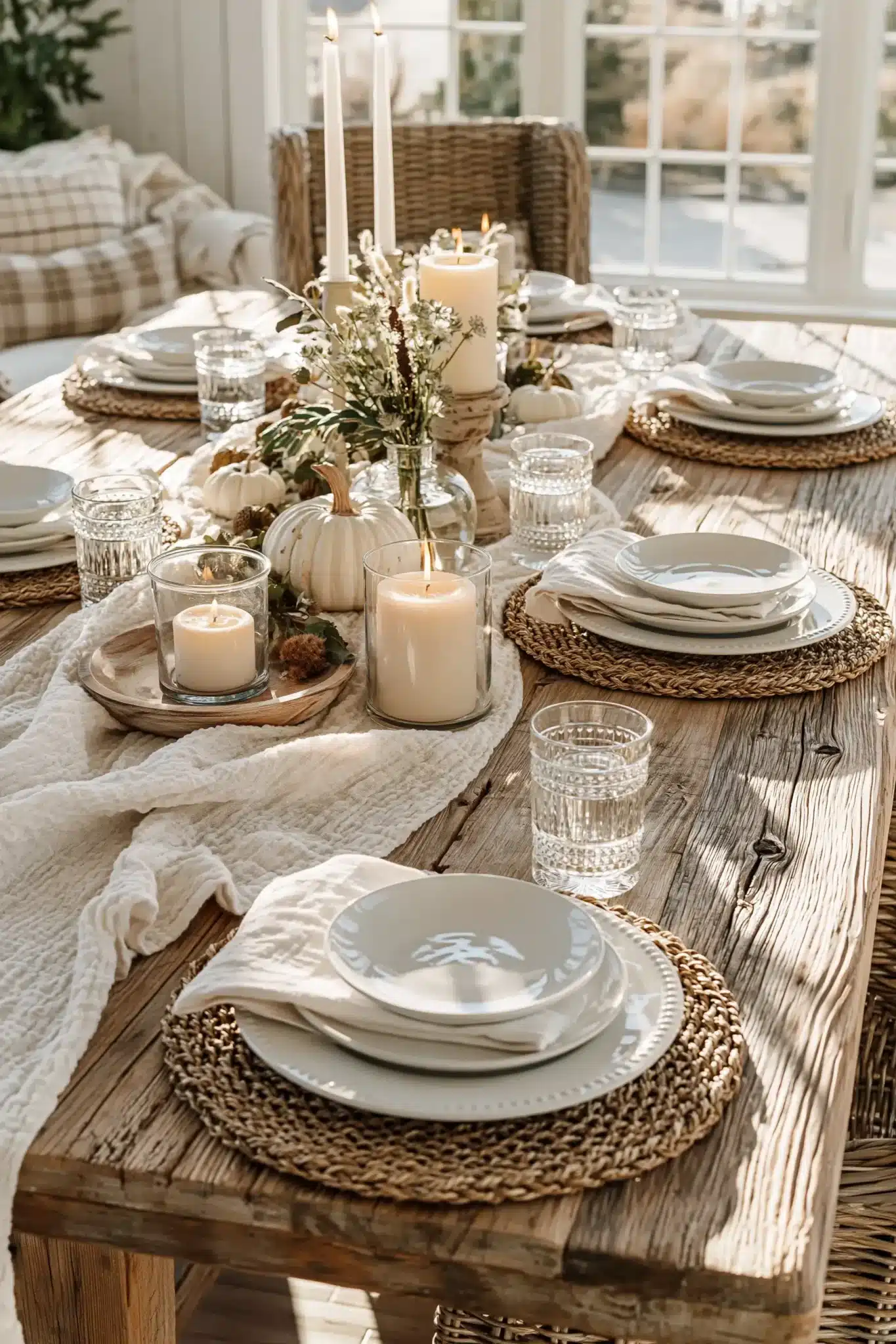 29 Simple Thanksgiving Table Decor Ideas for a Table That Feels Calm simple thanksgiving table decor