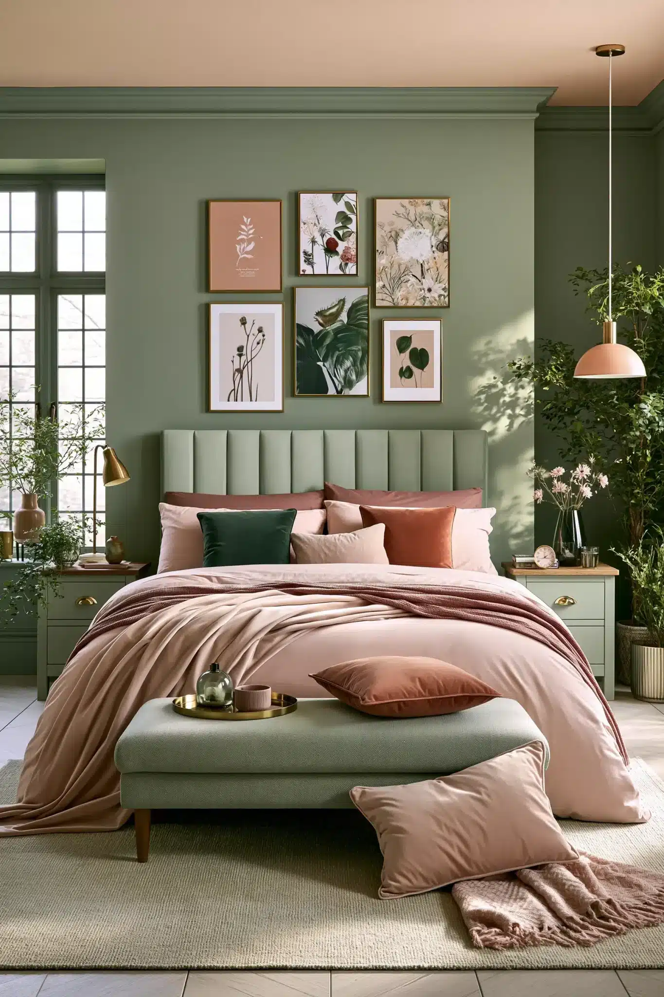 29 Sage Green and Blush Bedroom Ideas for a Room That Feels Gentle sage green and blush bedroom