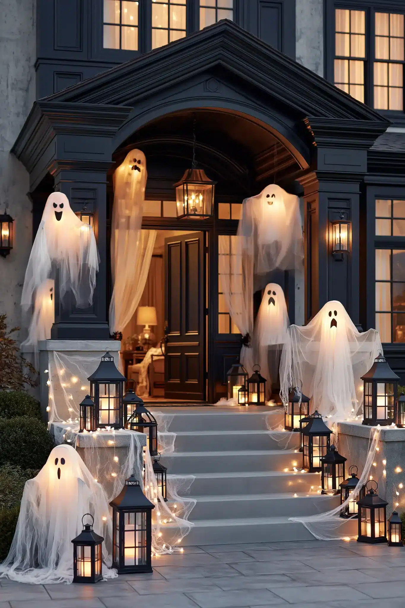 29 Halloween Porch Ideas for an Entry That Welcomes, Not Warns halloween porch ideas